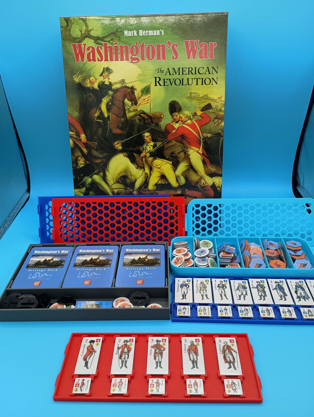 Washington's War Game Organizer Insert: GMT Board Game Storage