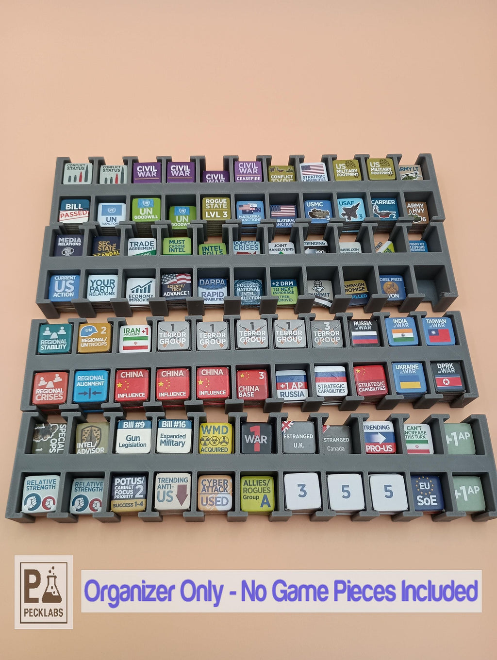 Mr. President Second Edition The American Presidency Game Organizer and Storage