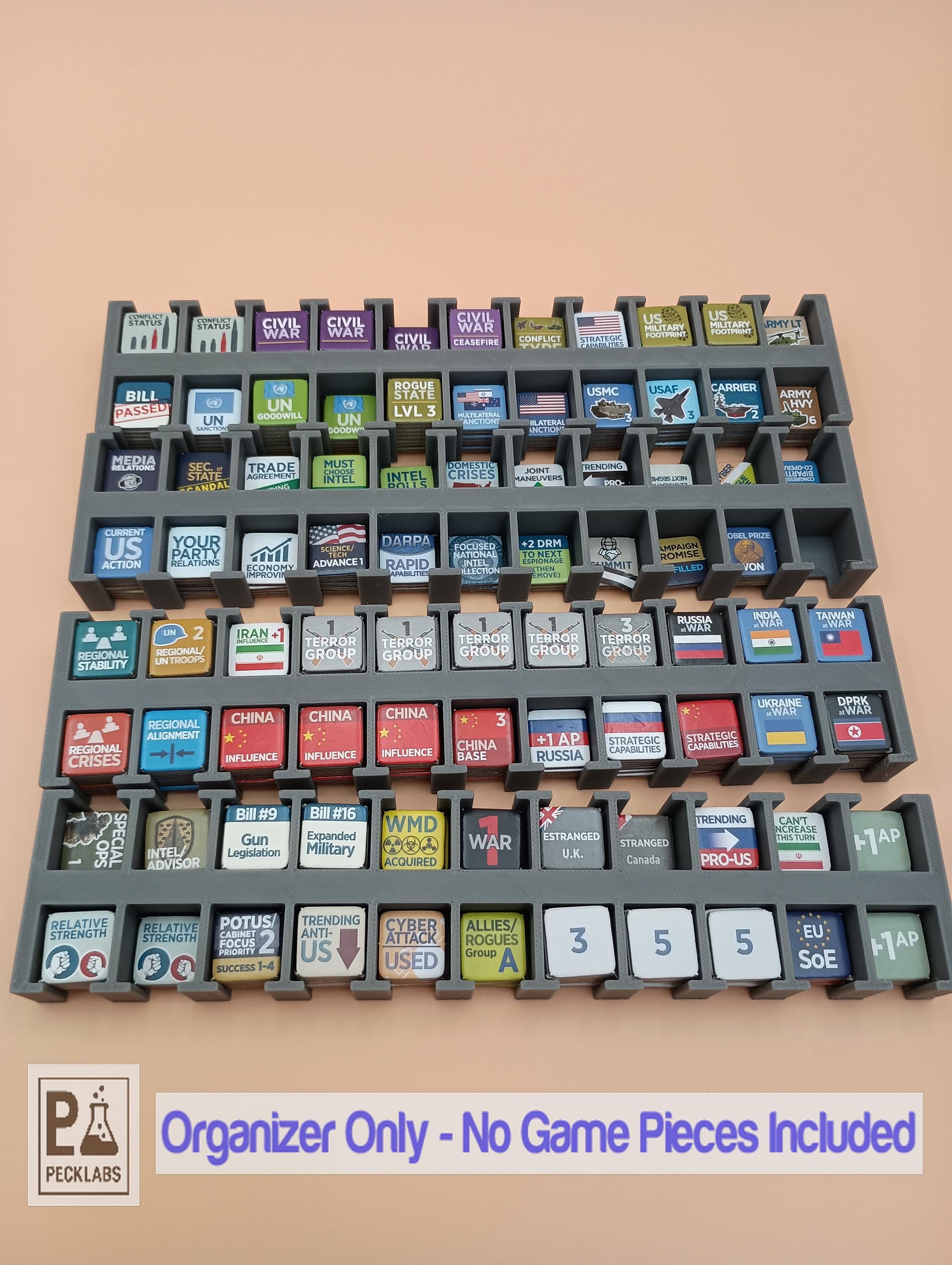 Mr. President Second Edition The American Presidency Game Organizer and Storage