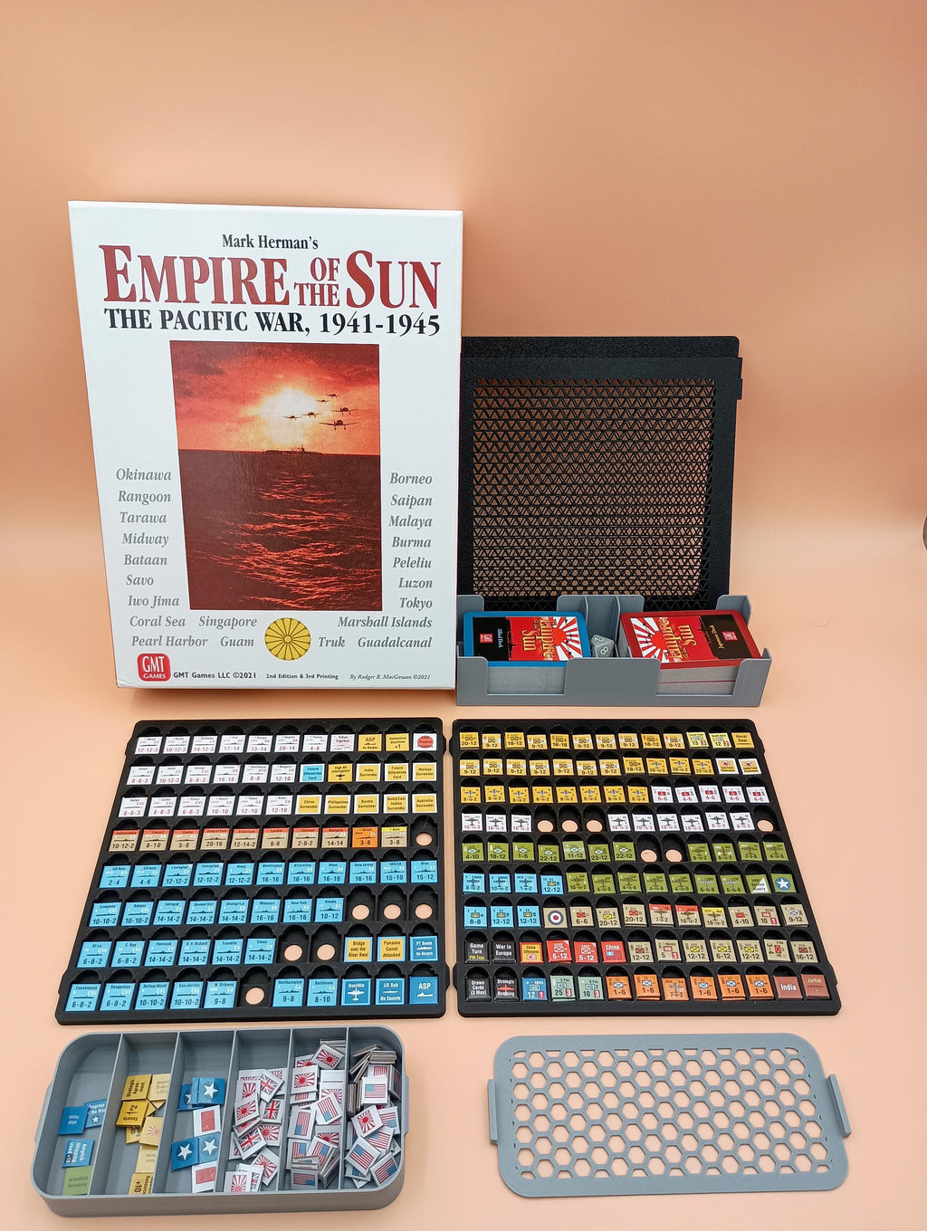 Empire of the Sun Board Game Vertical Safe Counter Organizer