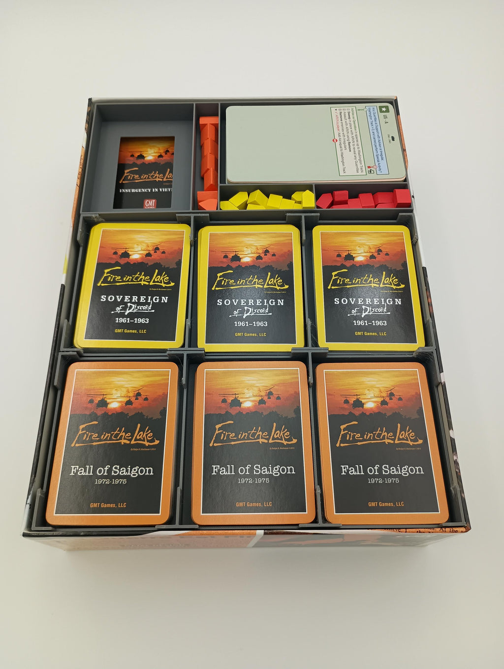 Fire in the Lake and All Expansions Game Insert/Organizer
