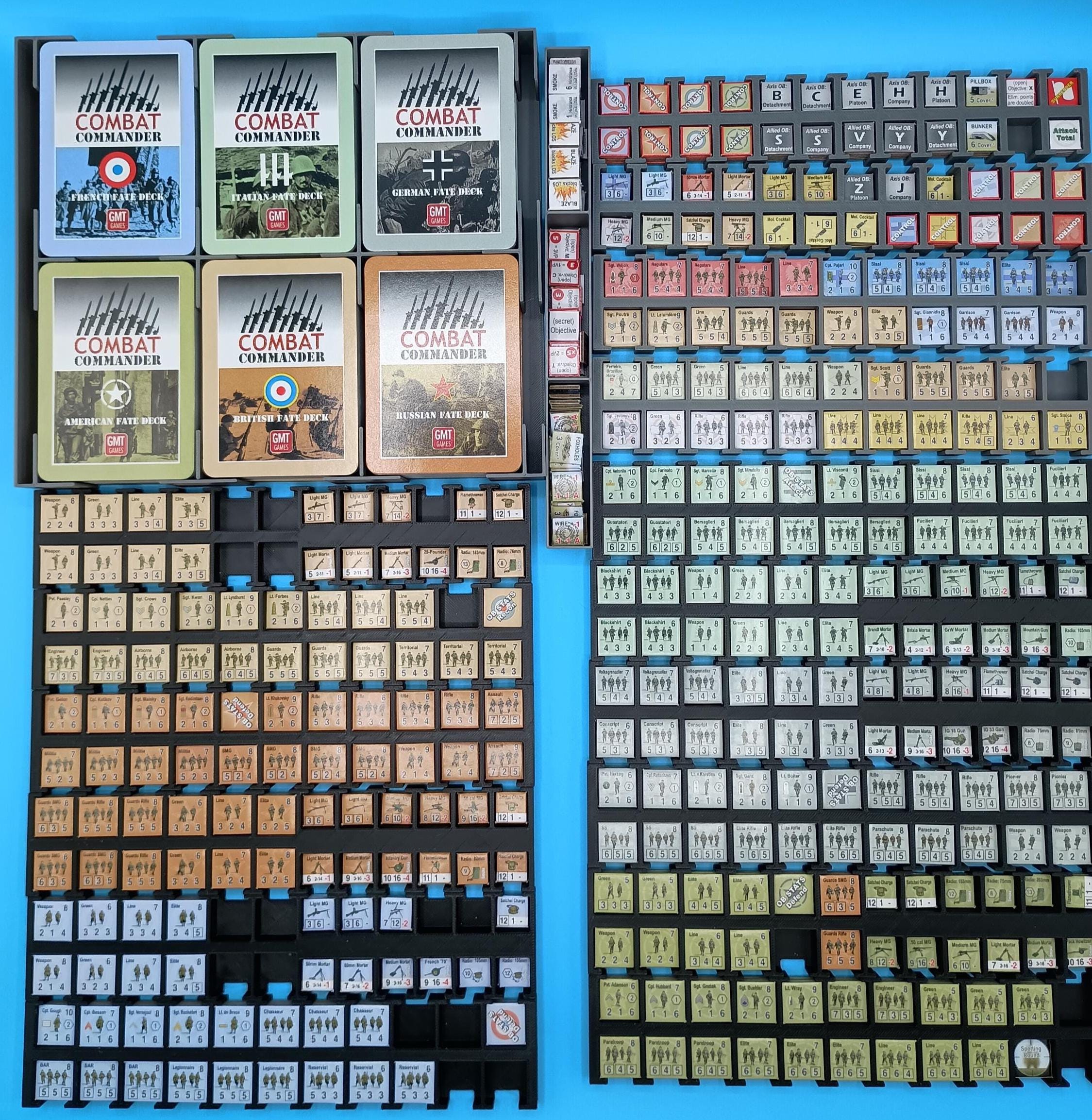 Combat Commander 20th Anniversary Edition Storage Organizer