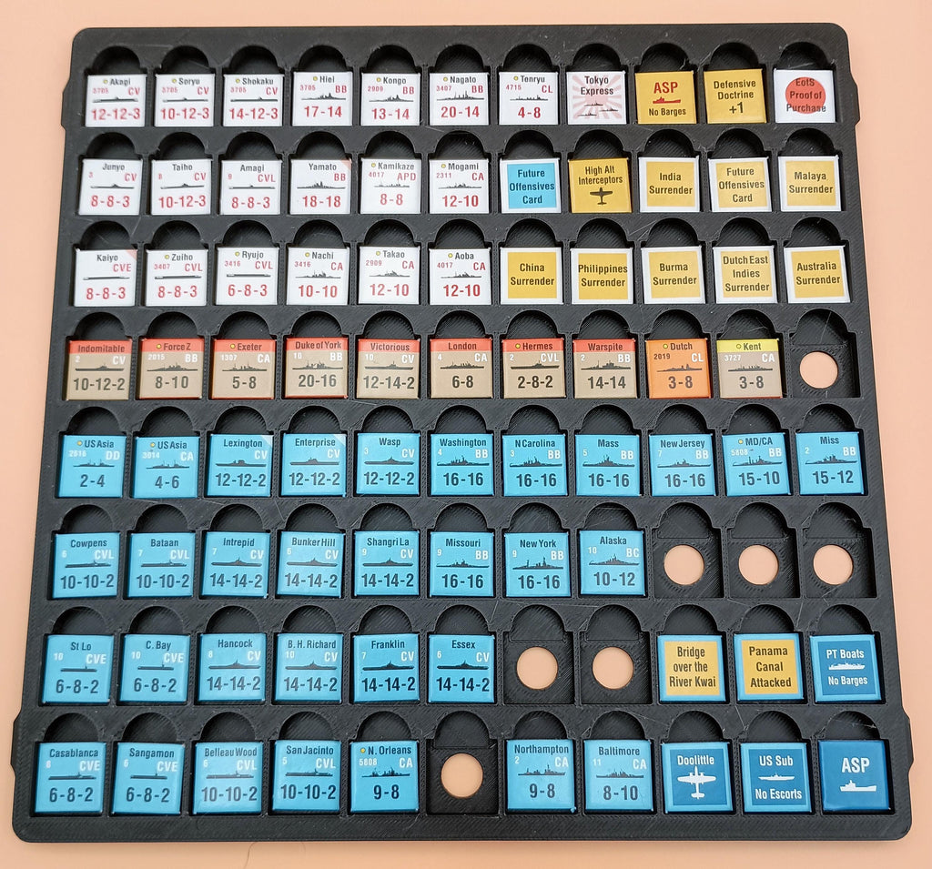 Empire of the Sun Board Game Vertical Safe Counter Organizer