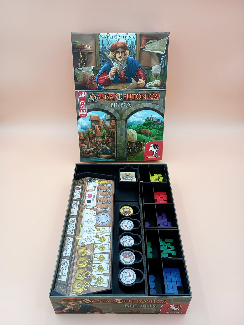 Hansa Teutonica Big Box: Game Insert and Organizer
