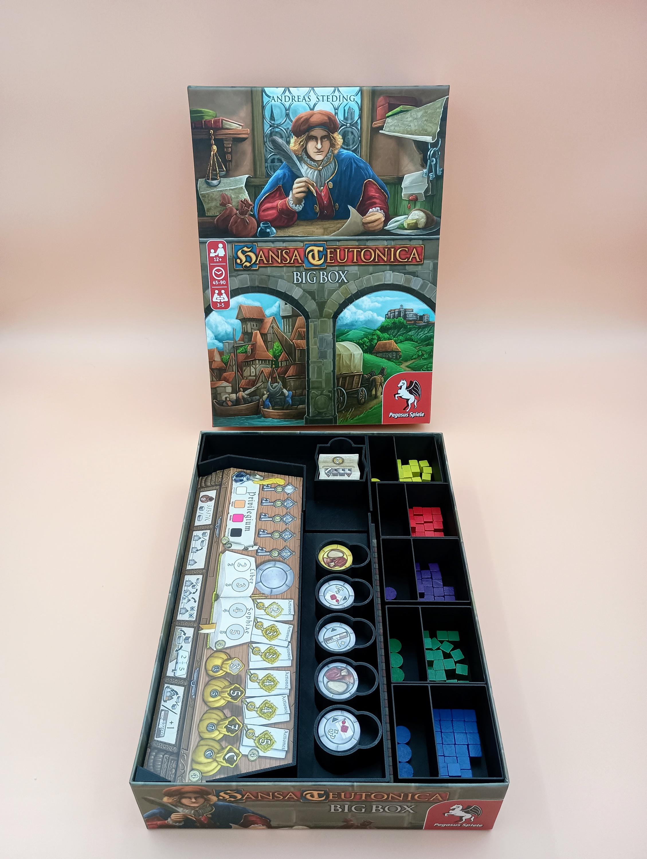 Hansa Teutonica Big Box: Game Insert and Organizer