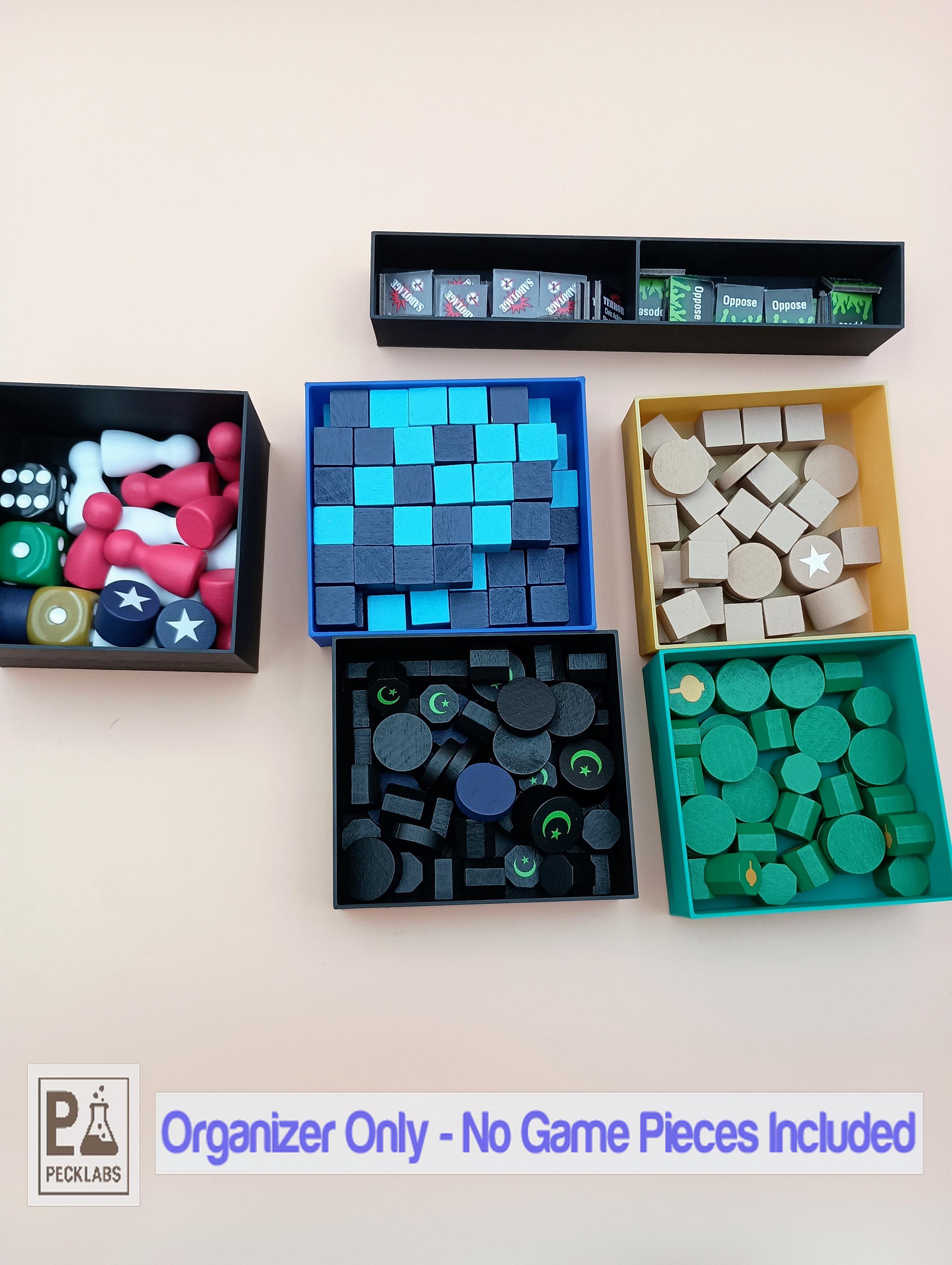 A Distant Plain COIN Volume III Board Game Storage and Organizer