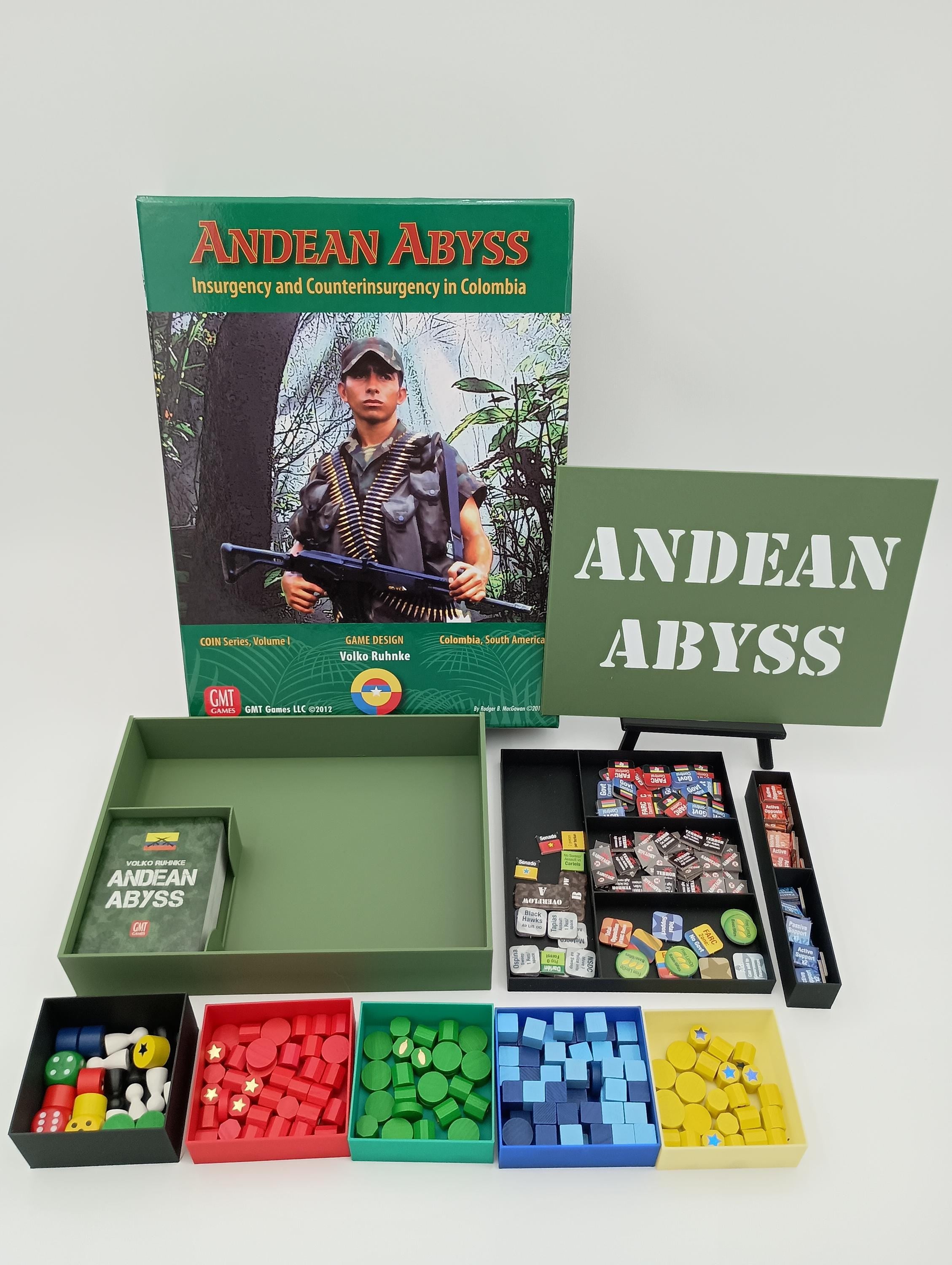 Andean Abyss Board Game Insert/Organizer