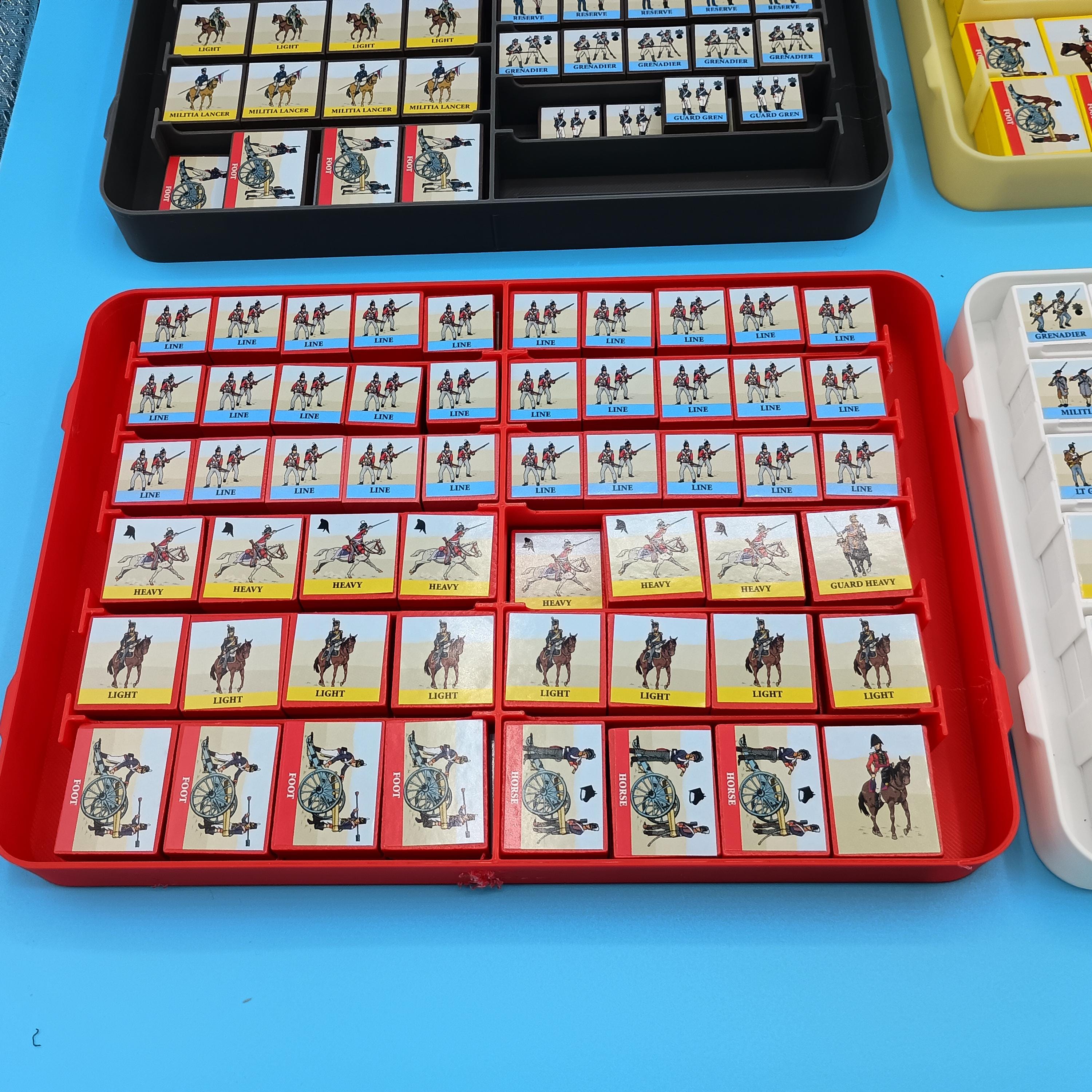 Commands and Colors Napoleonics Storage Organizer: All Expansions Compatible with Snapping Lids
