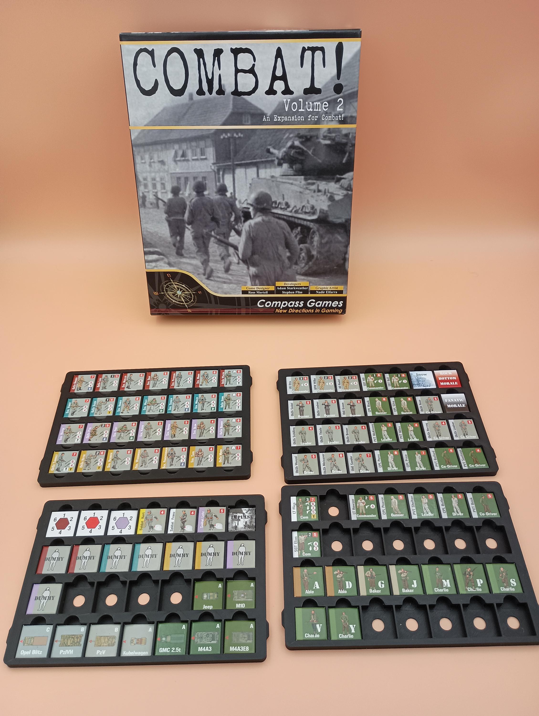 Combat! Volume 2 Game Storage Insert System