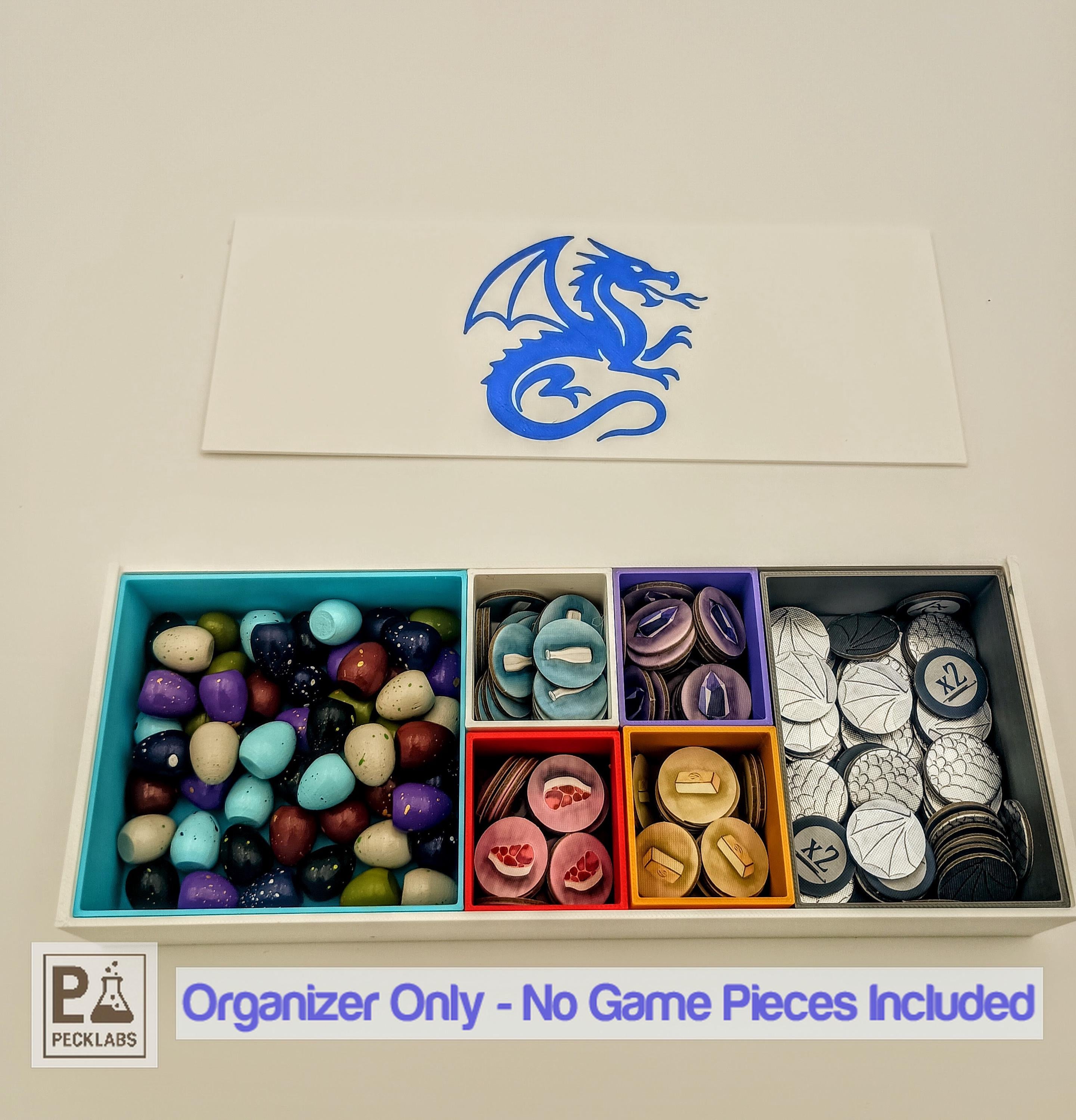 Wyrmspan and Wyrmspan Academy Compatible Game Storage Organizer