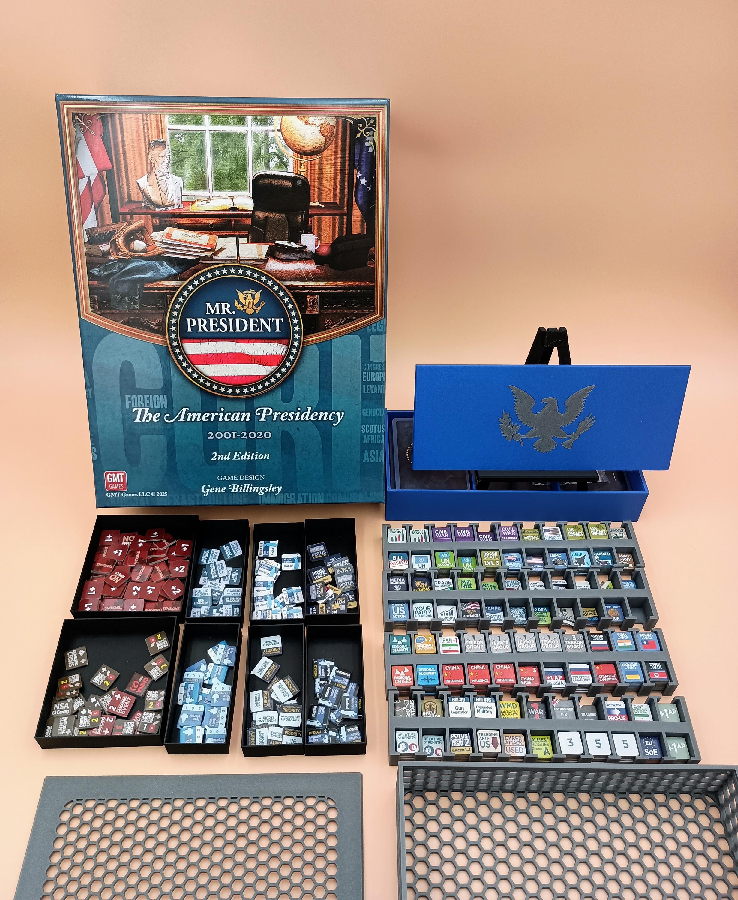 Mr. President Second Edition The American Presidency Game Organizer and Storage