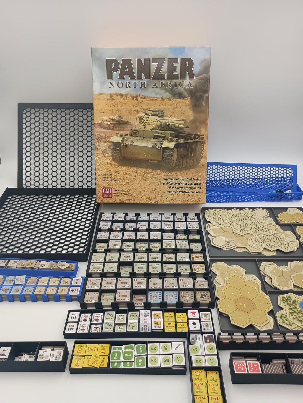 Panzer North Africa Game Insert/Organizer