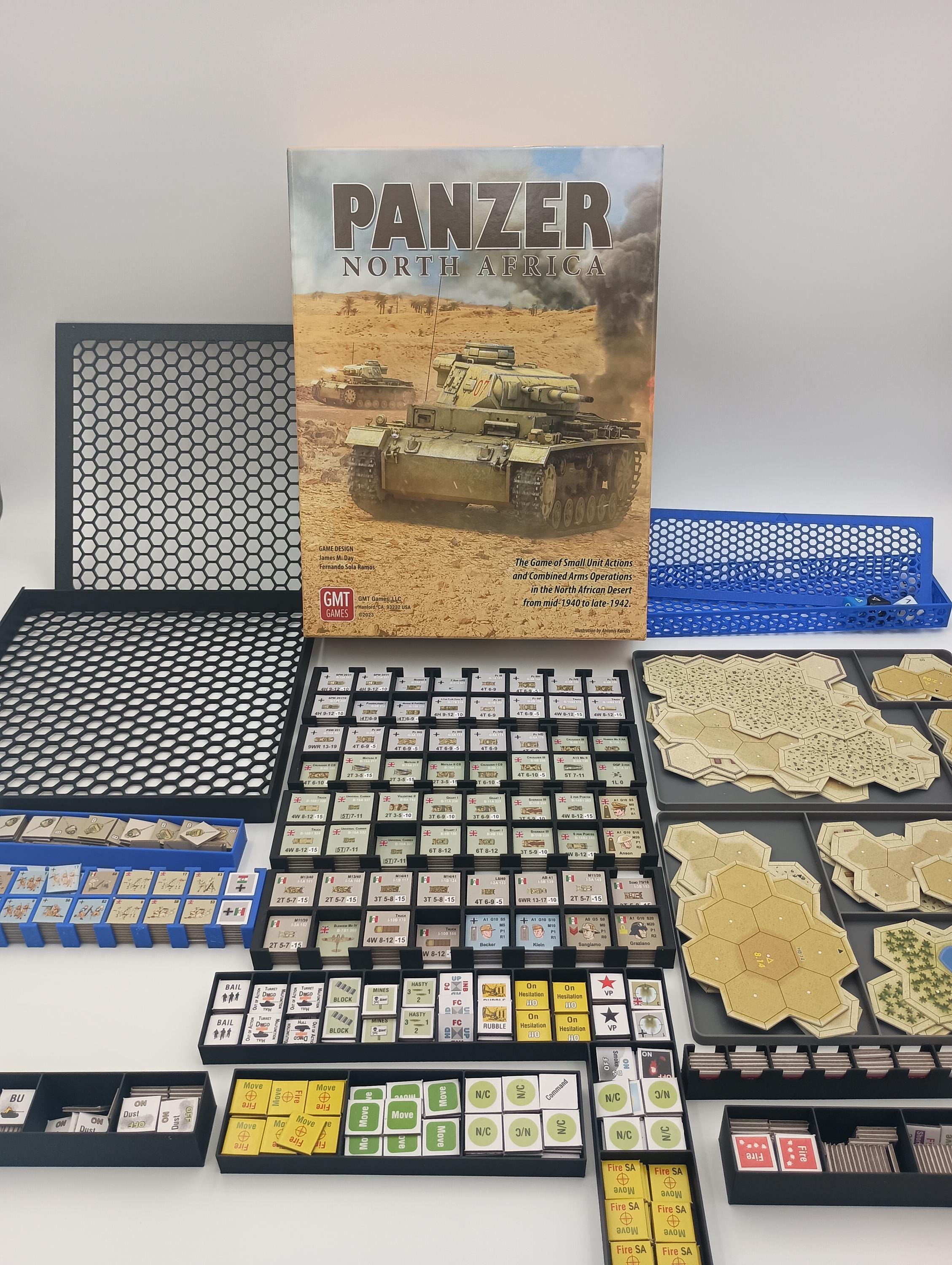 Panzer North Africa Game Insert/Organizer