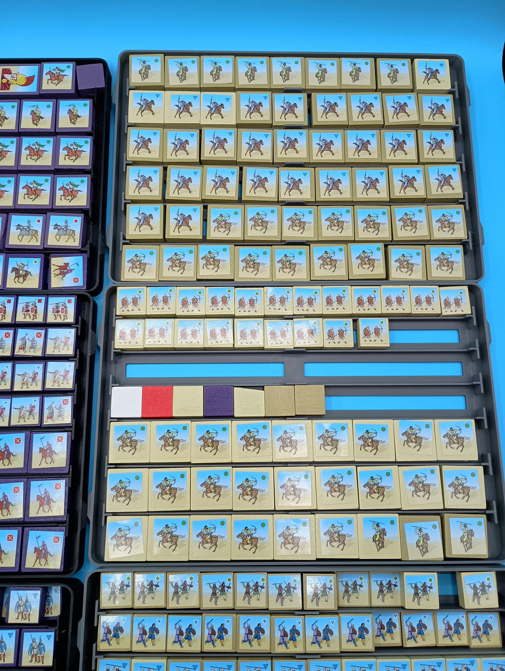 Commands and Colors Medieval Storage Organizer: Crusades Expansion Compatible with Snapping Lids