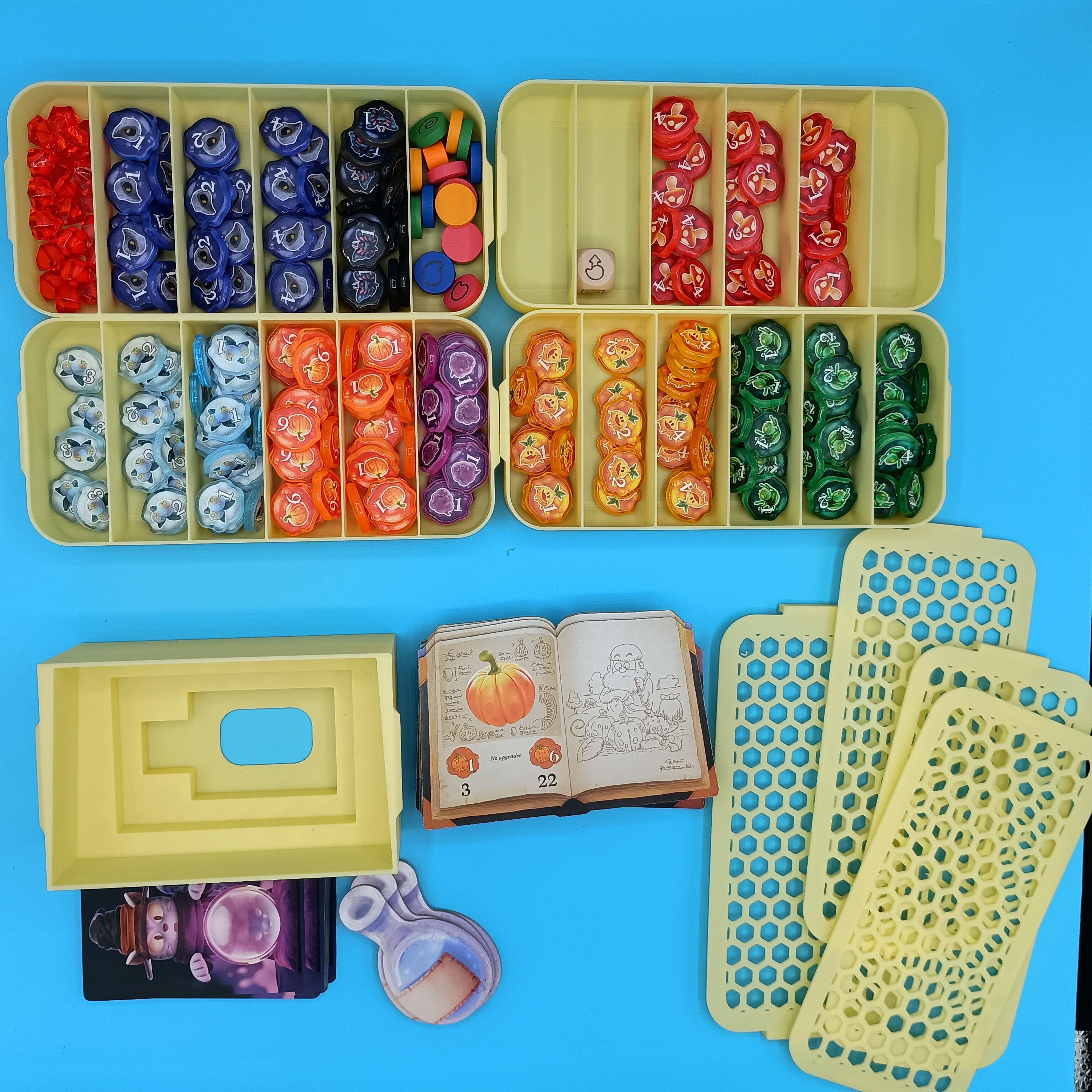 Quacks Deluxe & Standard Editions: Locking Lid Token And Card Holders