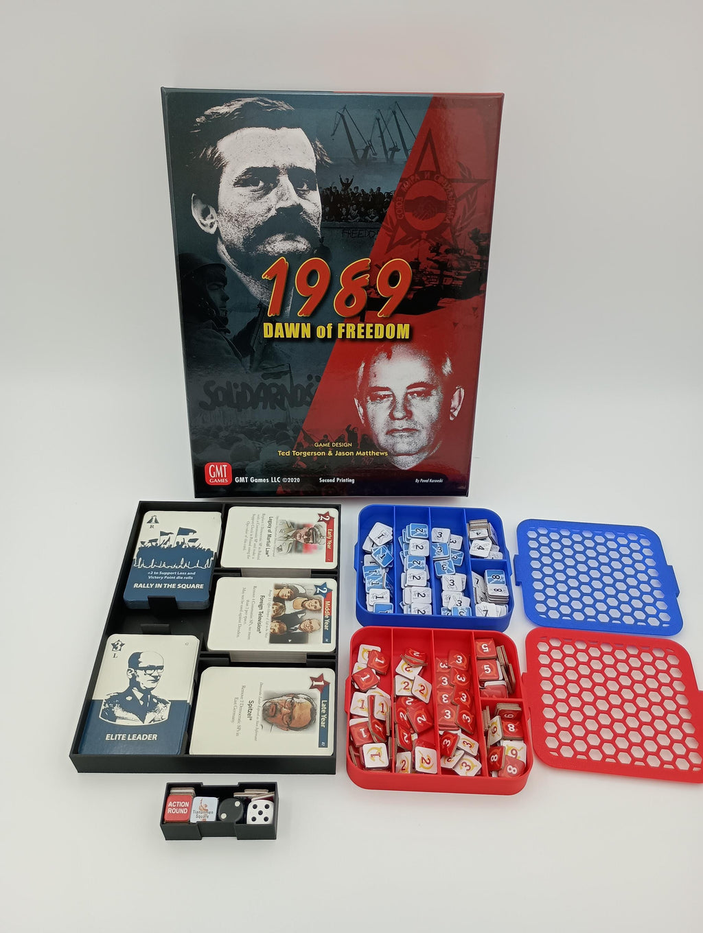 1989 Dawn of Freedom Board Game Organizer