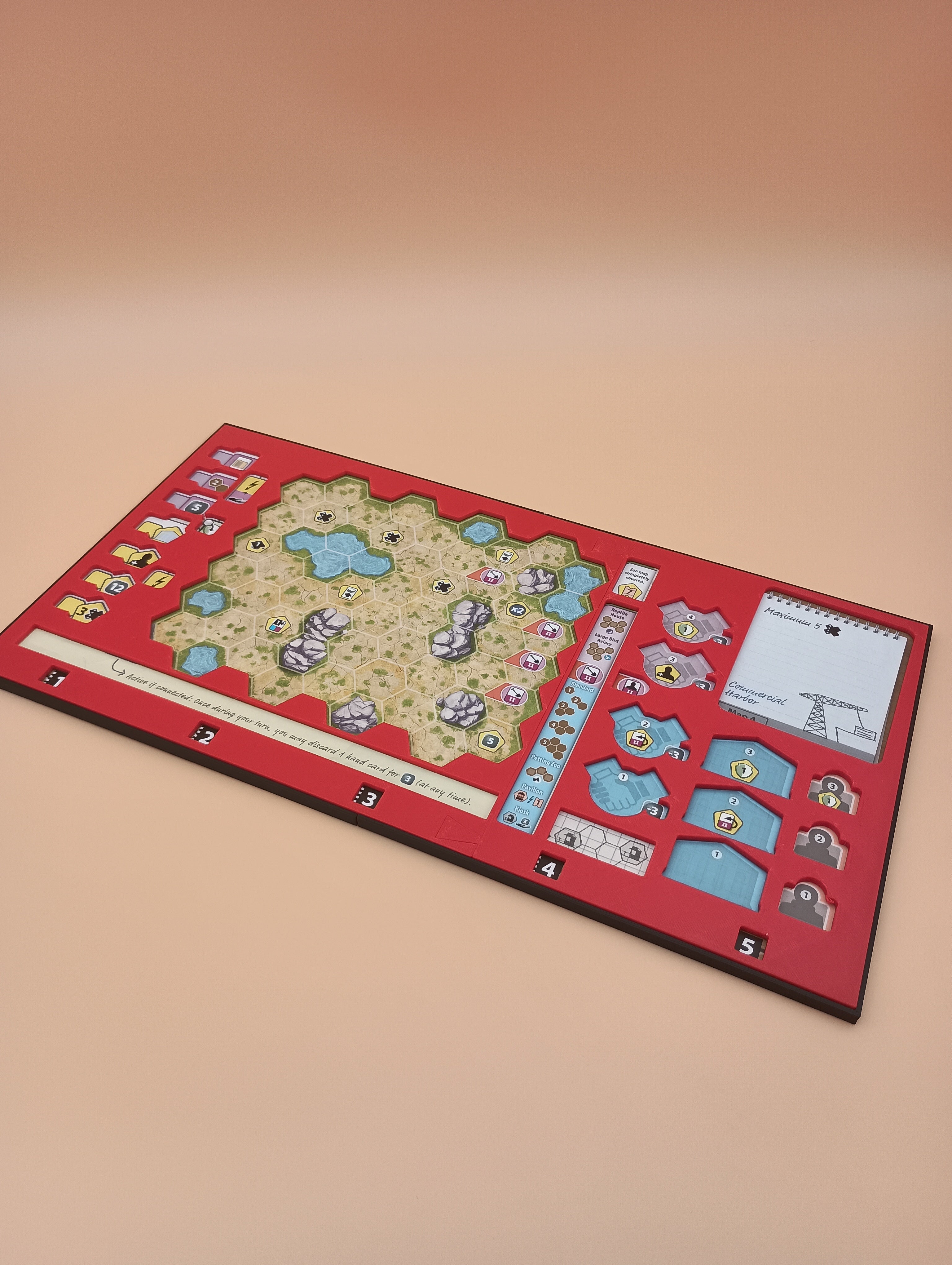 Ark Nova Modular Player Board Holders & Overlays