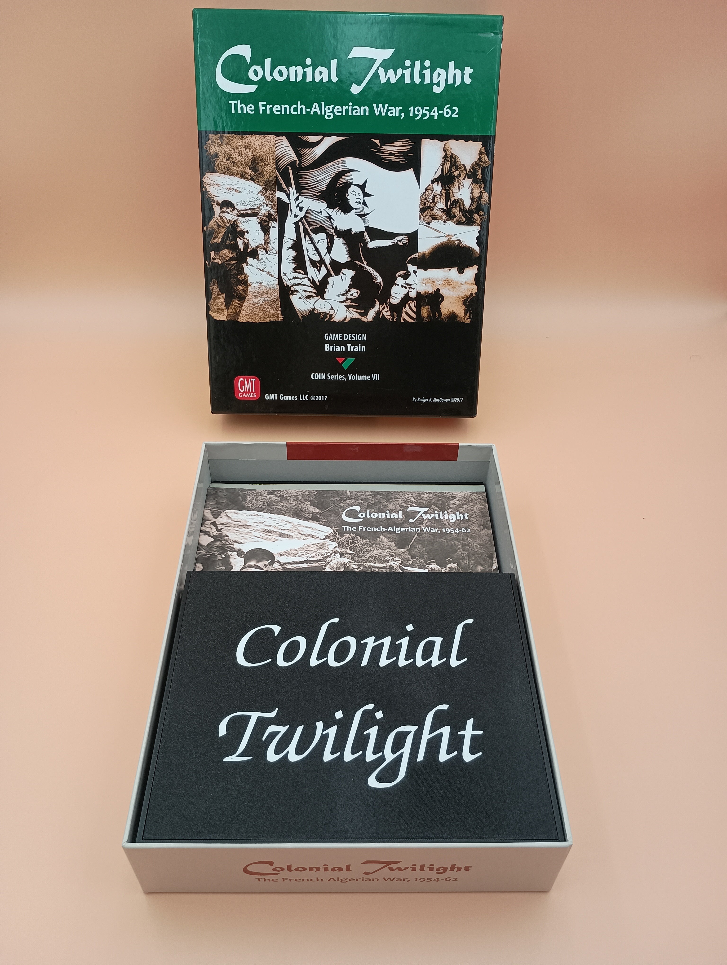 Colonial Twilight: The French Algerian War Board Game Organizer