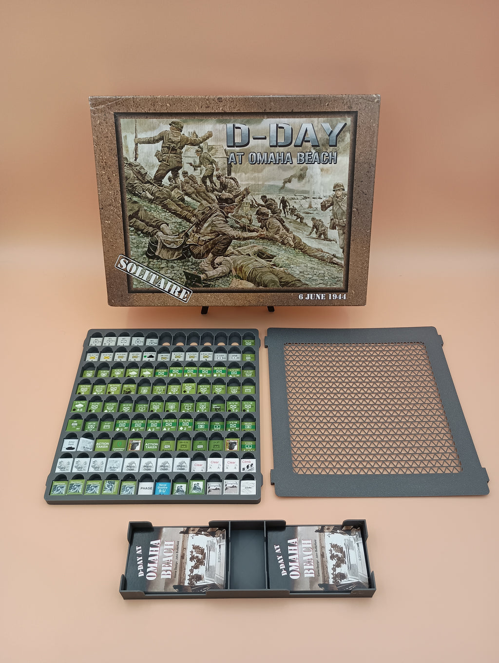 D-Day at Omaha Beach Board Game Organizer And Counter Storage