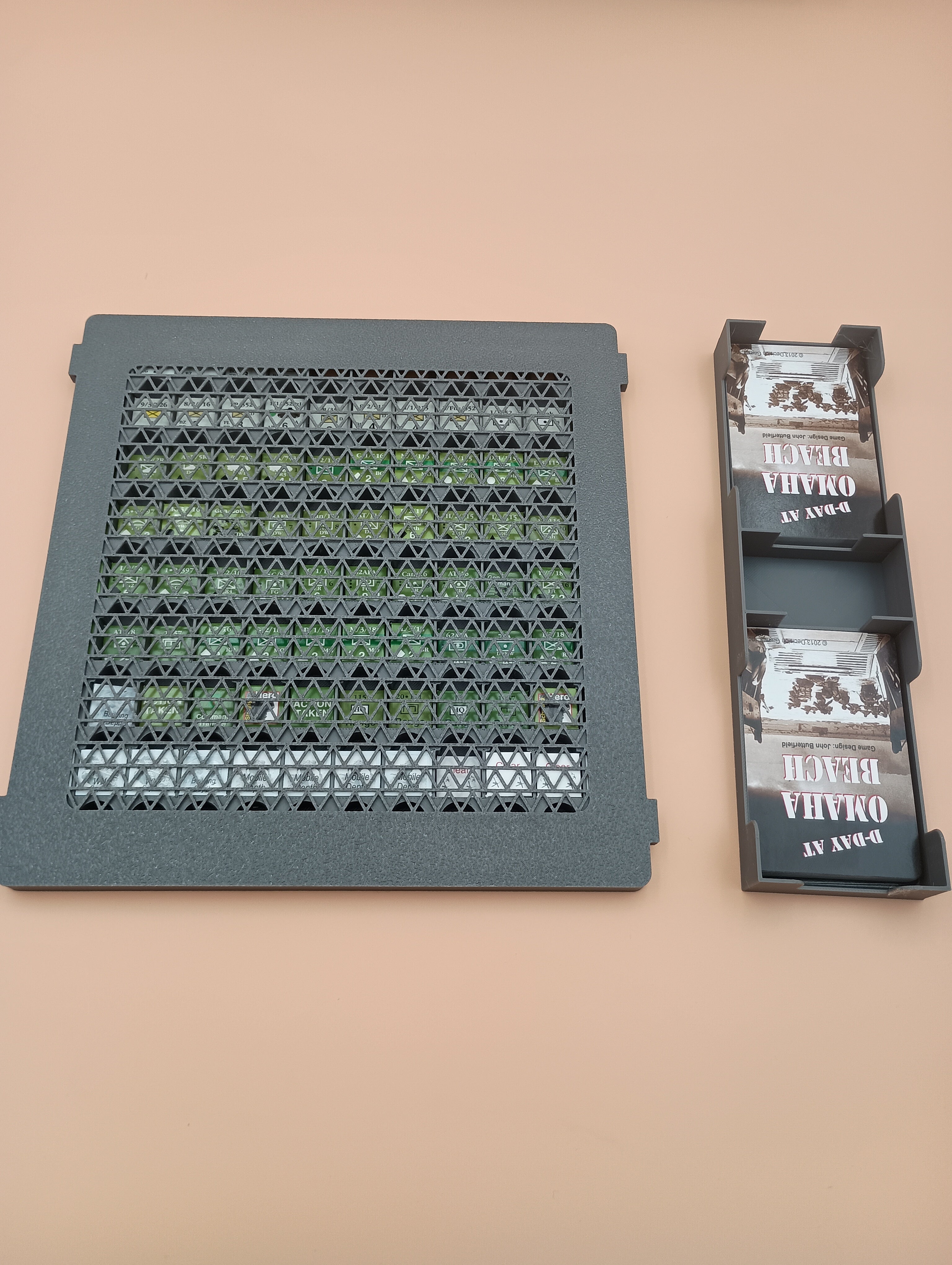 D-Day at Omaha Beach Board Game Organizer And Counter Storage