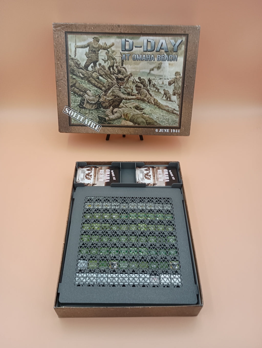 D-Day at Omaha Beach Board Game Organizer And Counter Storage