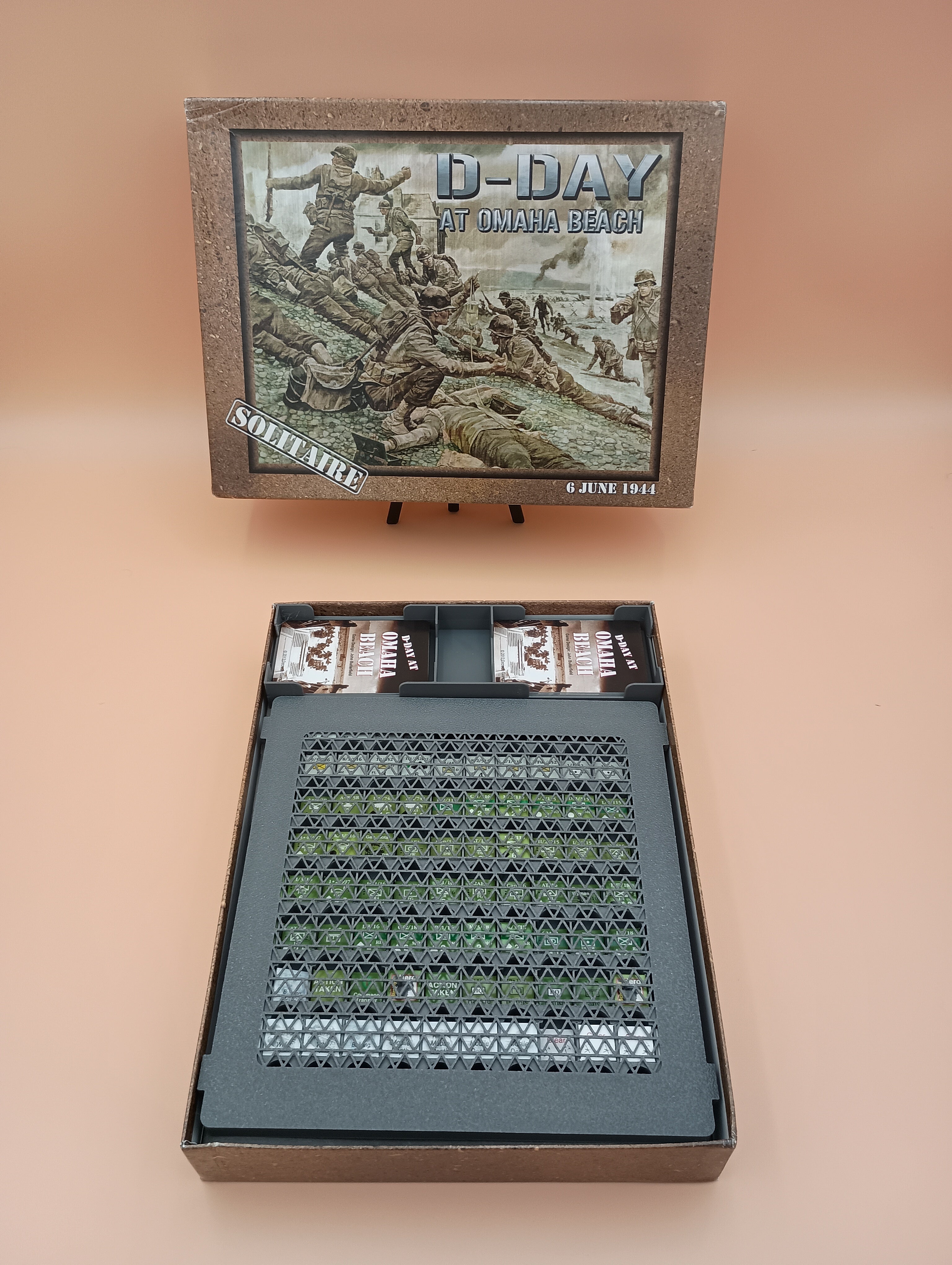 D-Day at Omaha Beach Board Game Organizer And Counter Storage
