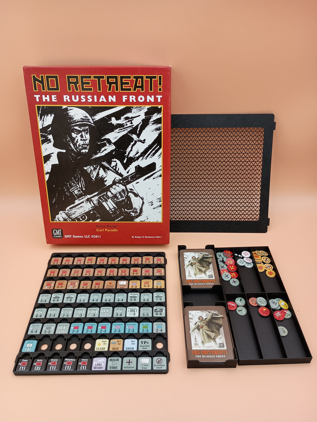 No Retreat: The Russian Front Board Game organizer