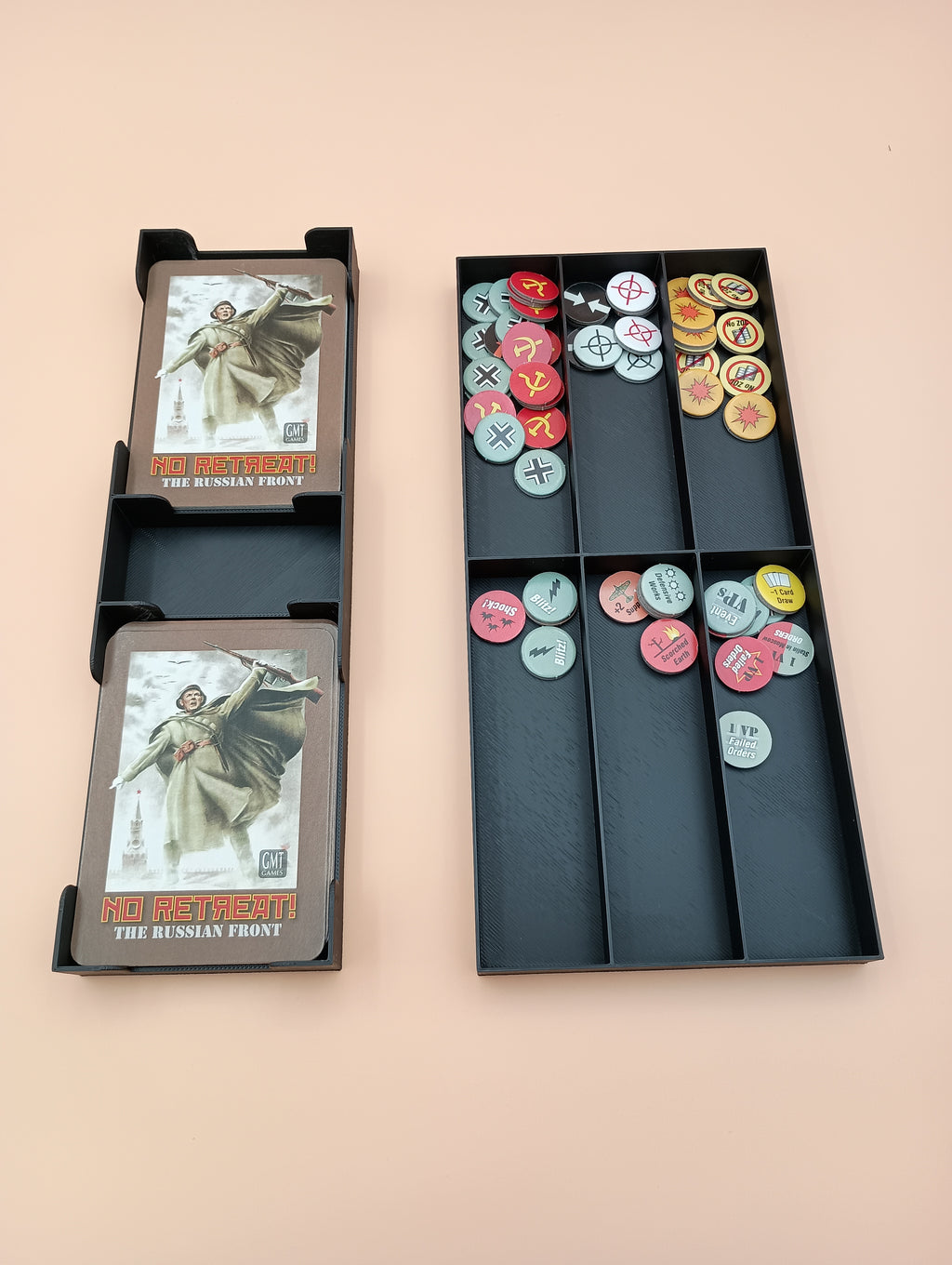 No Retreat: The Russian Front Board Game organizer