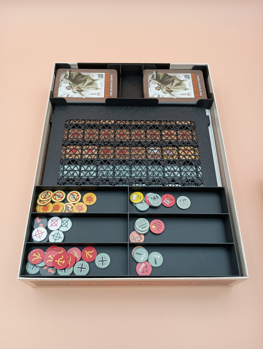 No Retreat: The Russian Front Board Game organizer
