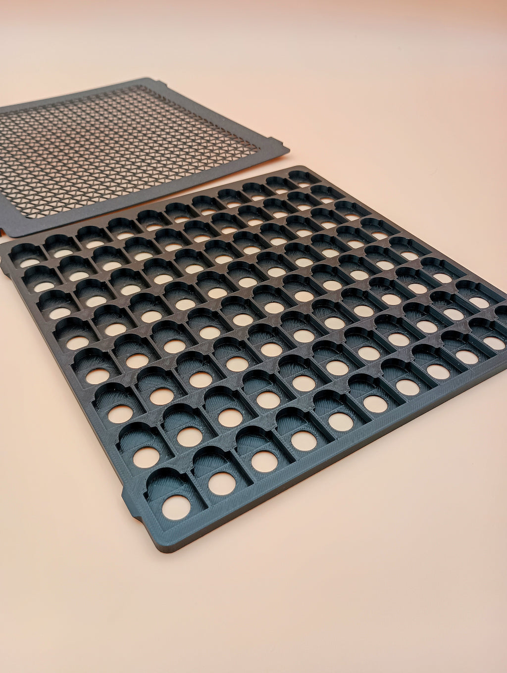 Wargame Counter Storage Tray: 5/8" Lidded for Vertical Storage