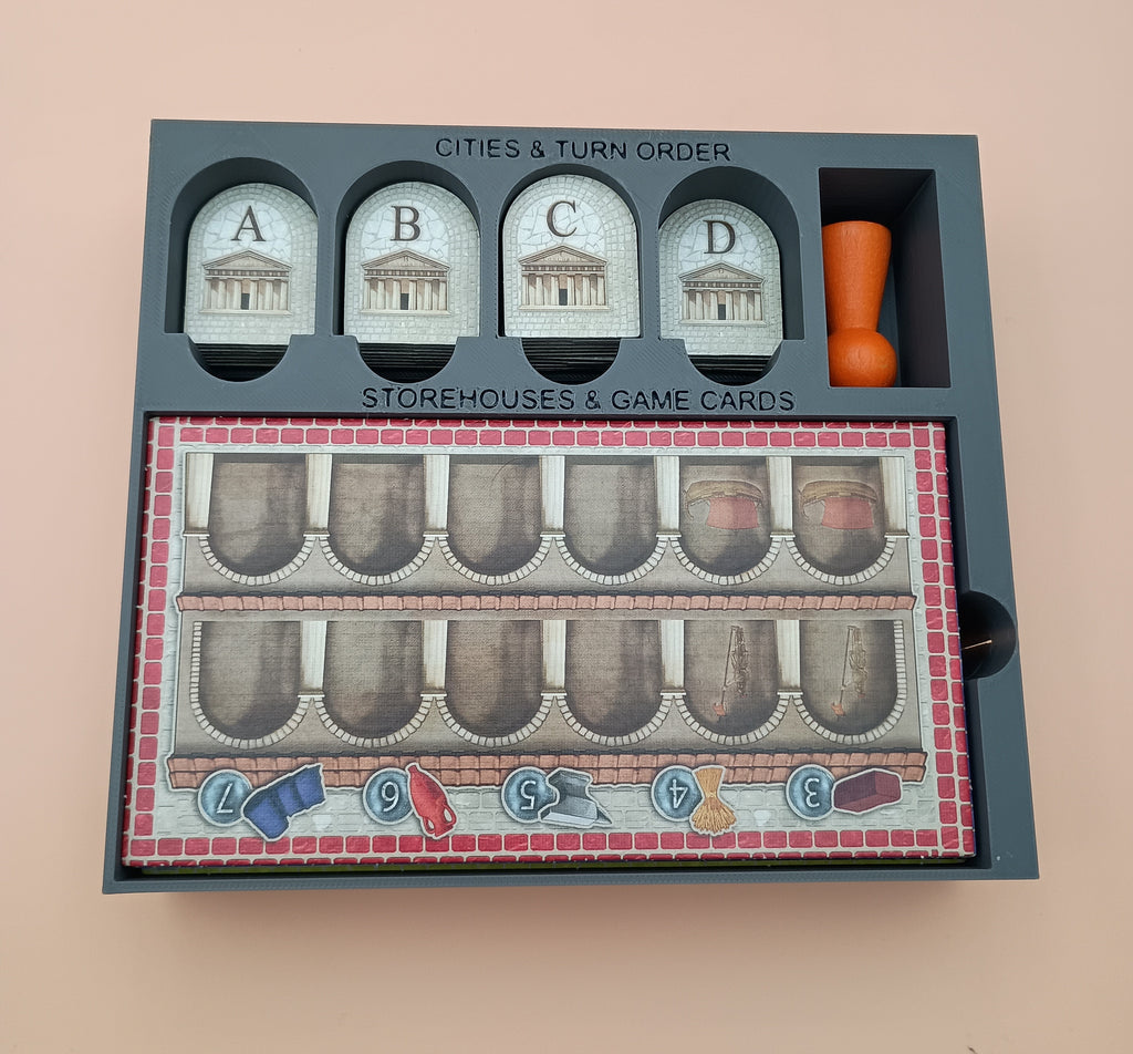 Concordia Venus Board Game Organizer for Salsa + Solitaria Expansions