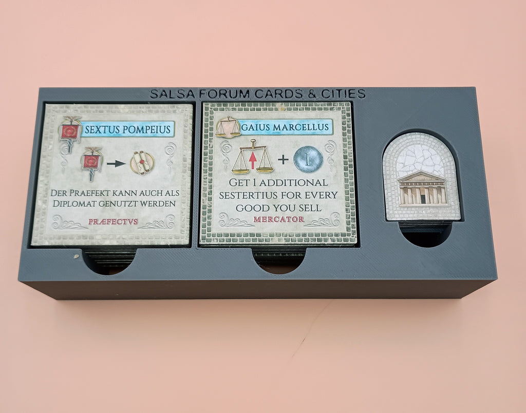 Concordia Venus Board Game Organizer for Salsa + Solitaria Expansions