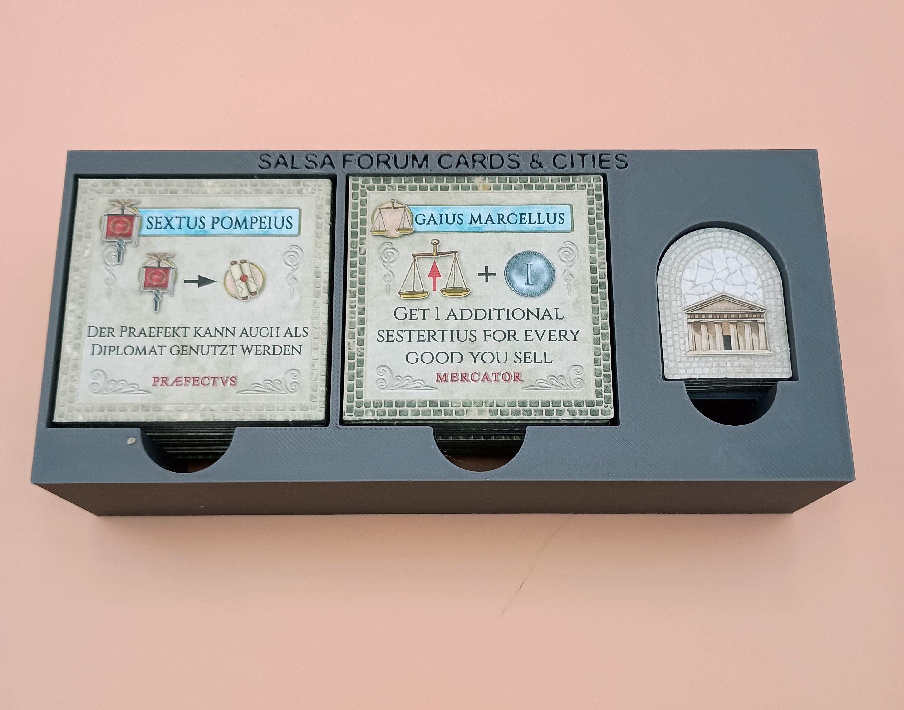 Concordia Venus Board Game Organizer for Salsa + Solitaria Expansions