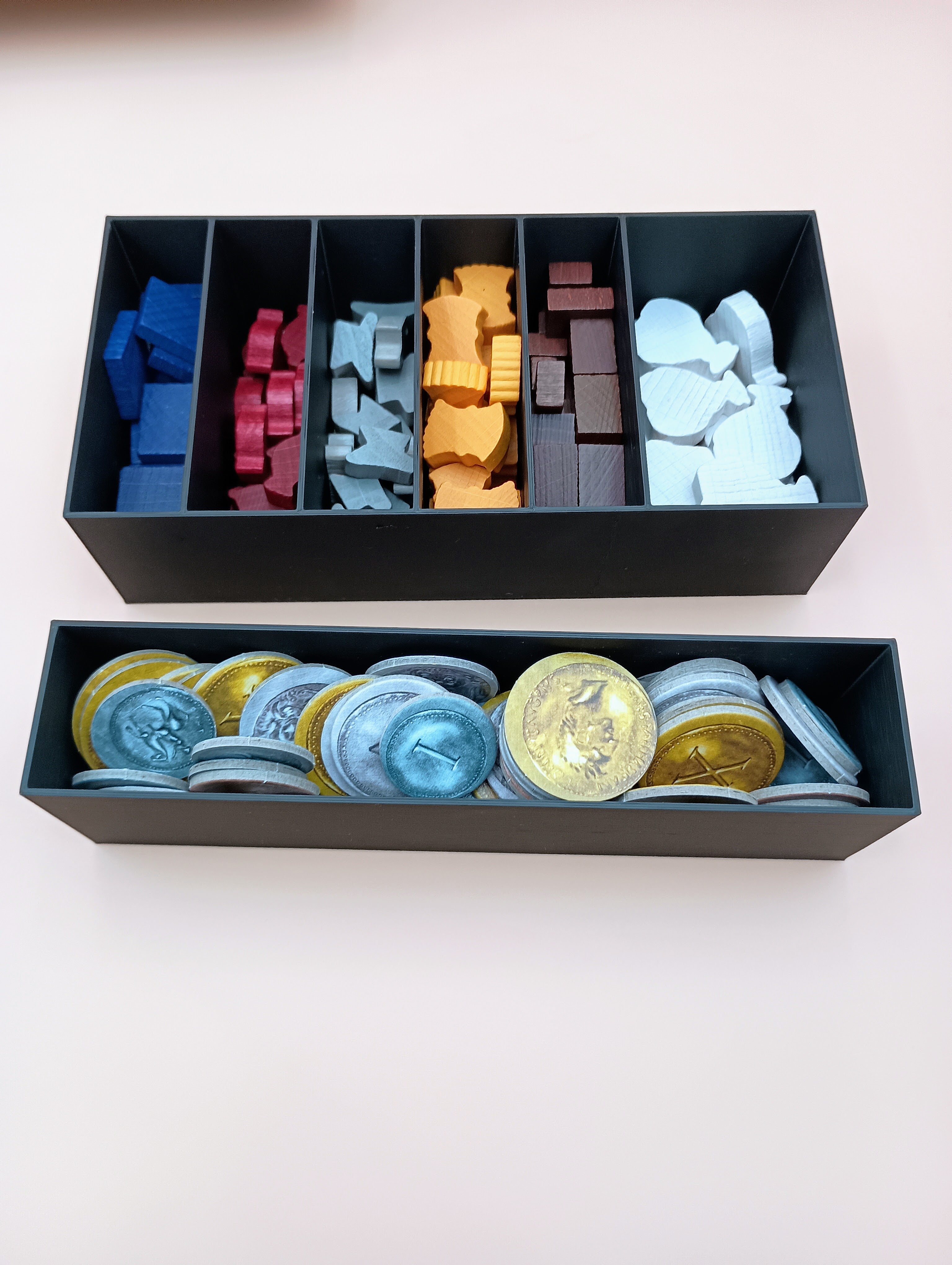 Concordia Venus Board Game Organizer for Salsa + Solitaria Expansions