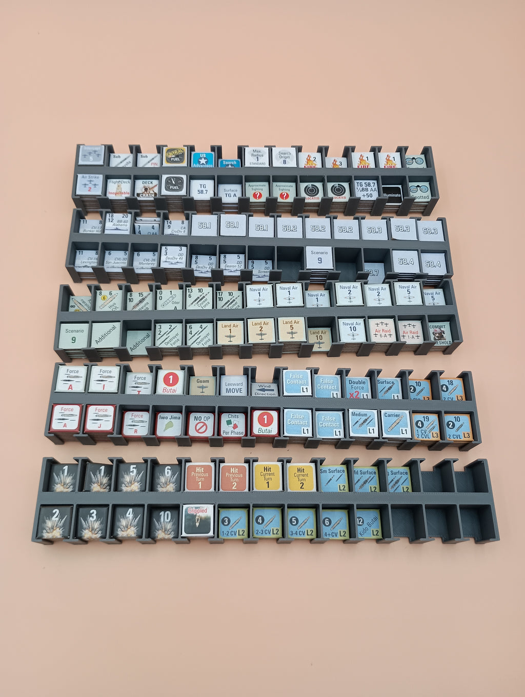 Carrier Battle: Philippine Sea Game Organizer/Insert