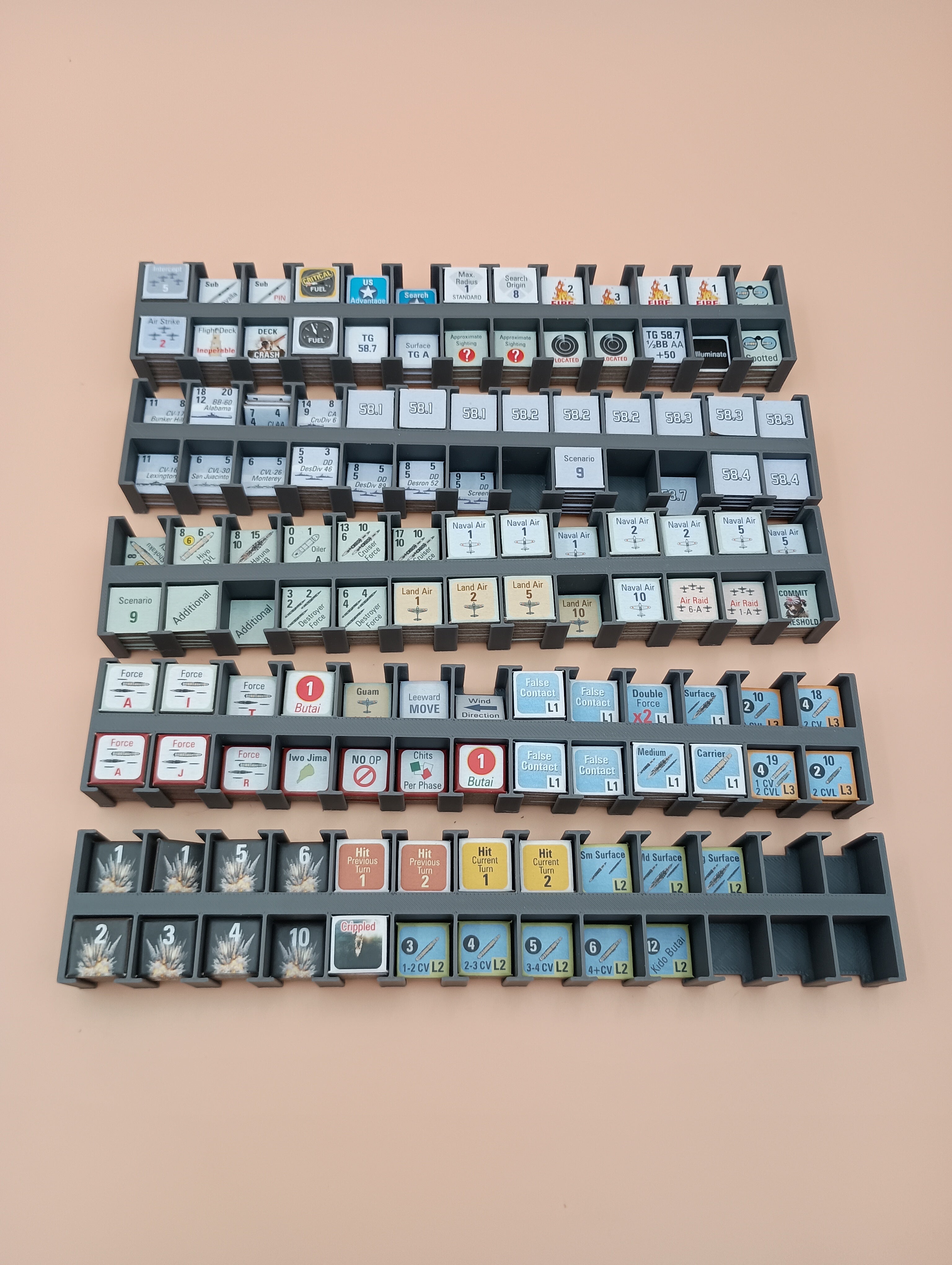 Carrier Battle: Philippine Sea Game Organizer/Insert