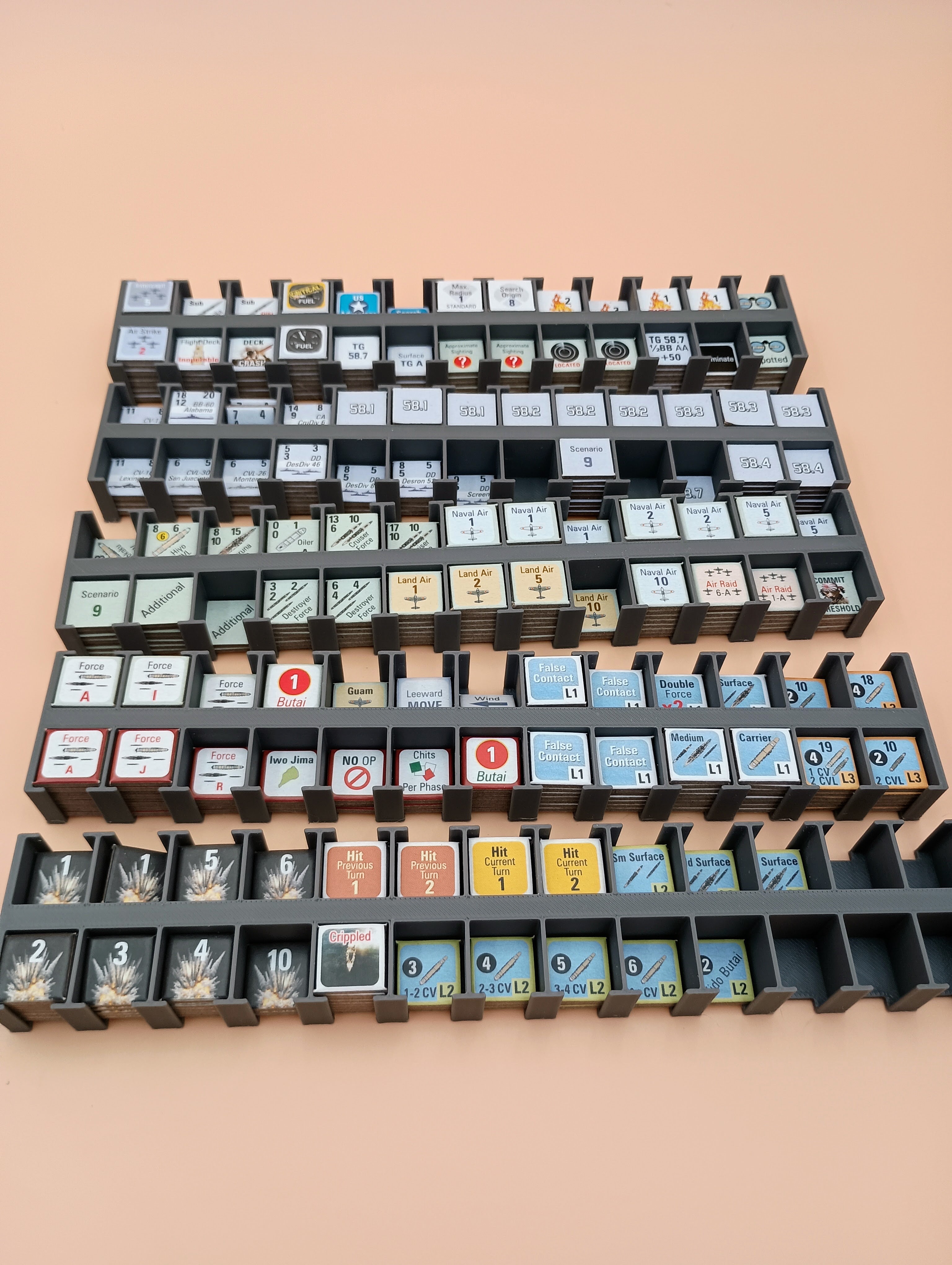 Carrier Battle: Philippine Sea Game Organizer/Insert