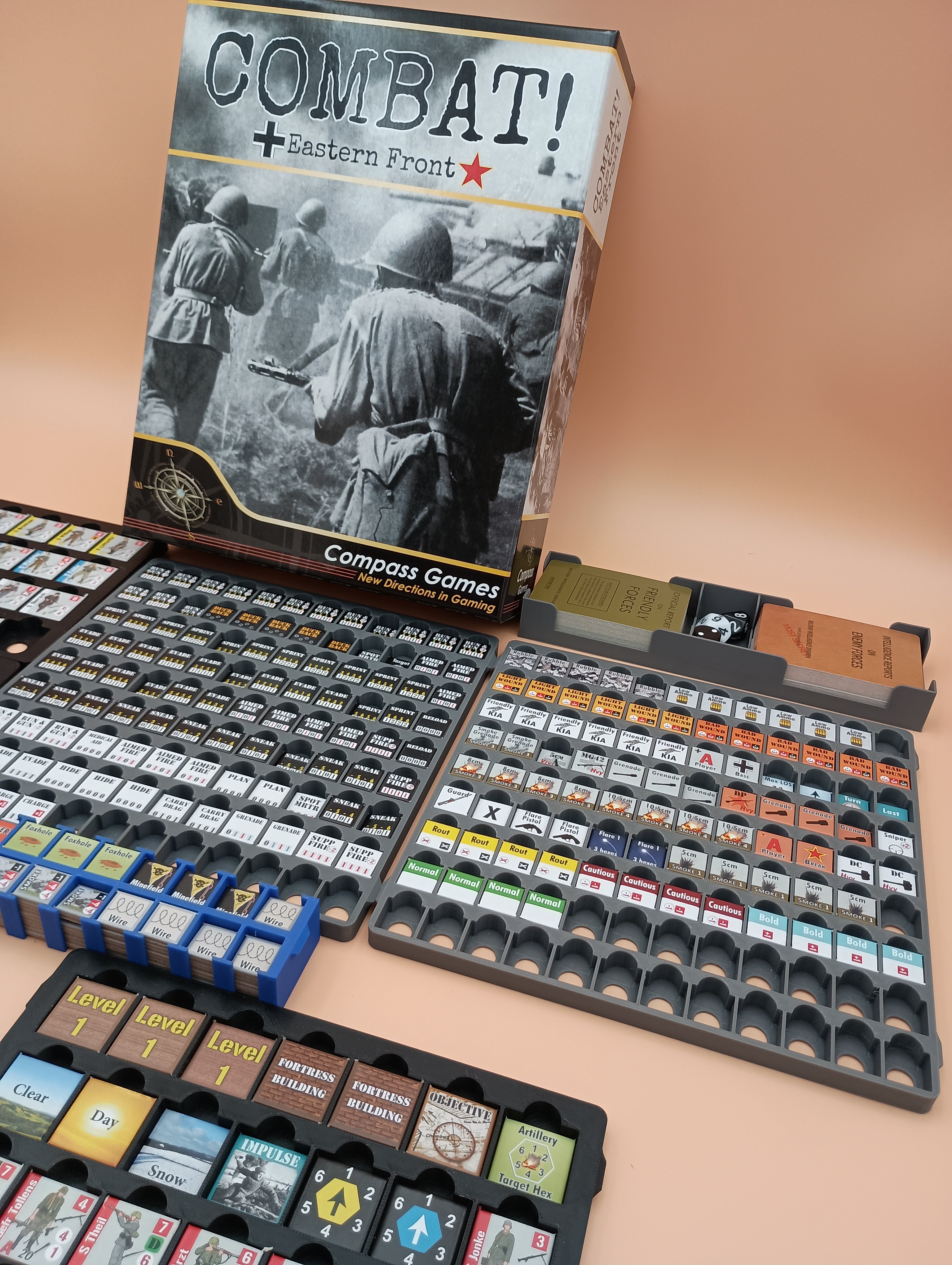 Combat! Eastern Front Organizer and Game Storage