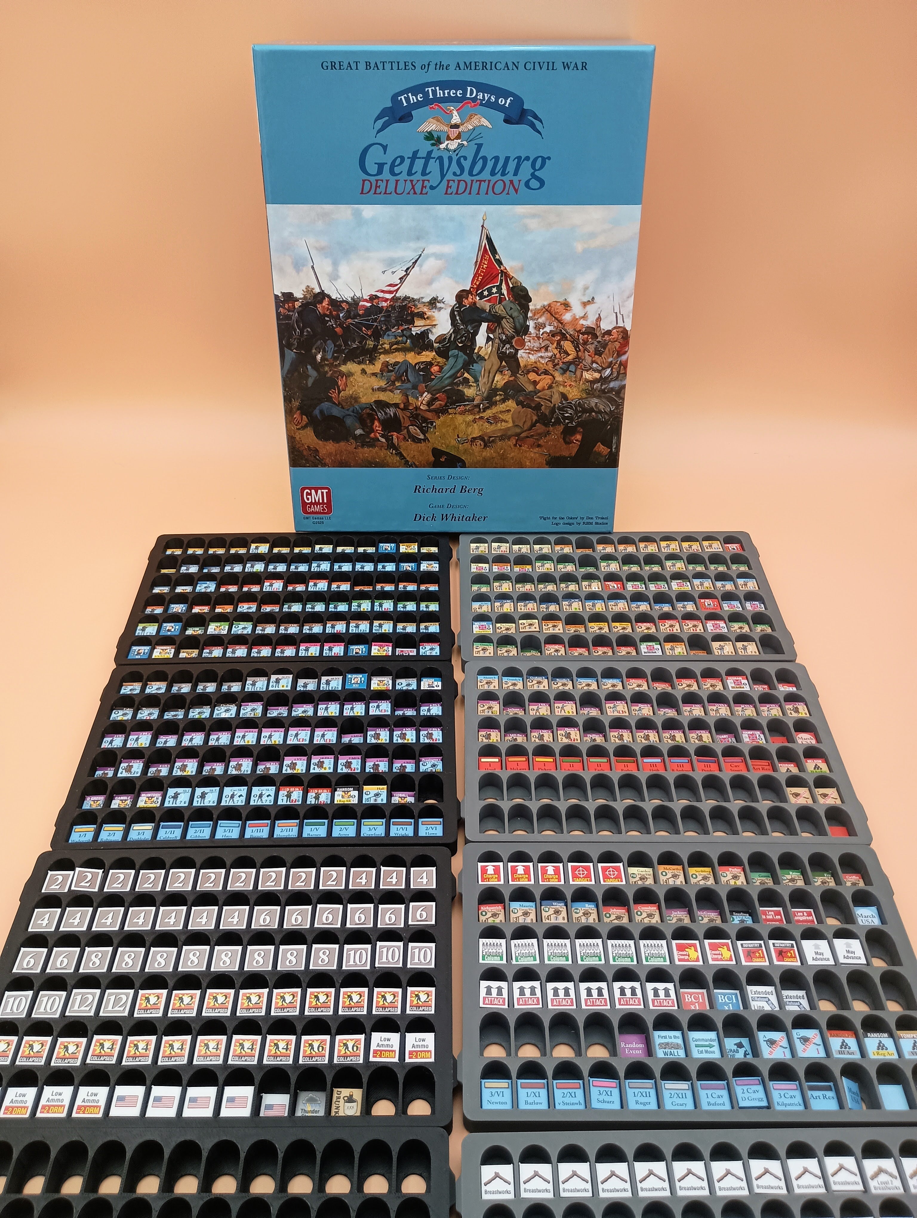 Three Days of Gettysburg Deluxe Game Organizer