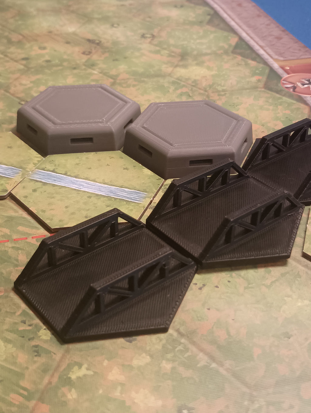 Memoir 44 Bunker and Bridge 3D Upgrade Terrain Replacement Tiles
