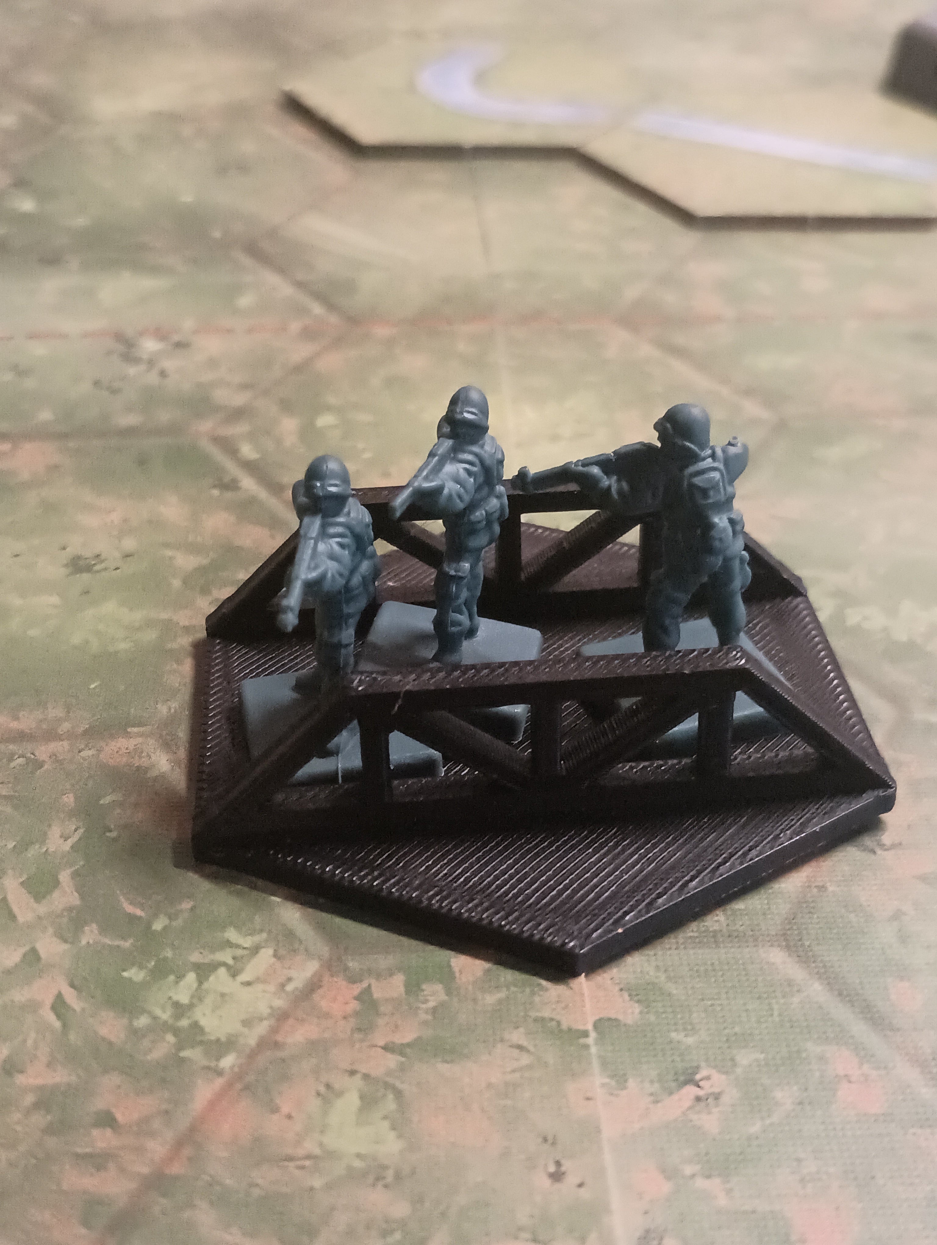 Memoir 44 Bunker and Bridge 3D Upgrade Terrain Replacement Tiles