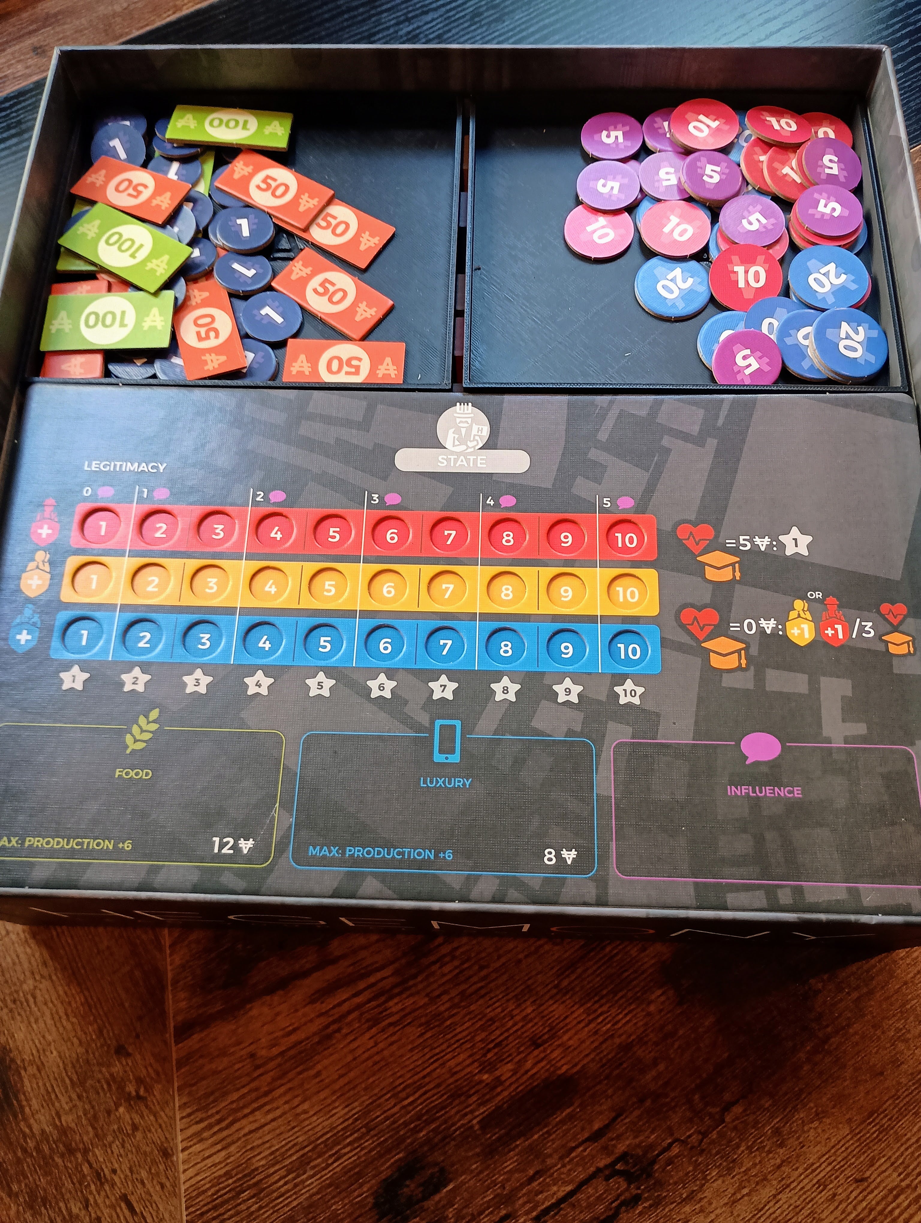 Hegemony + Expansions Game Organizer