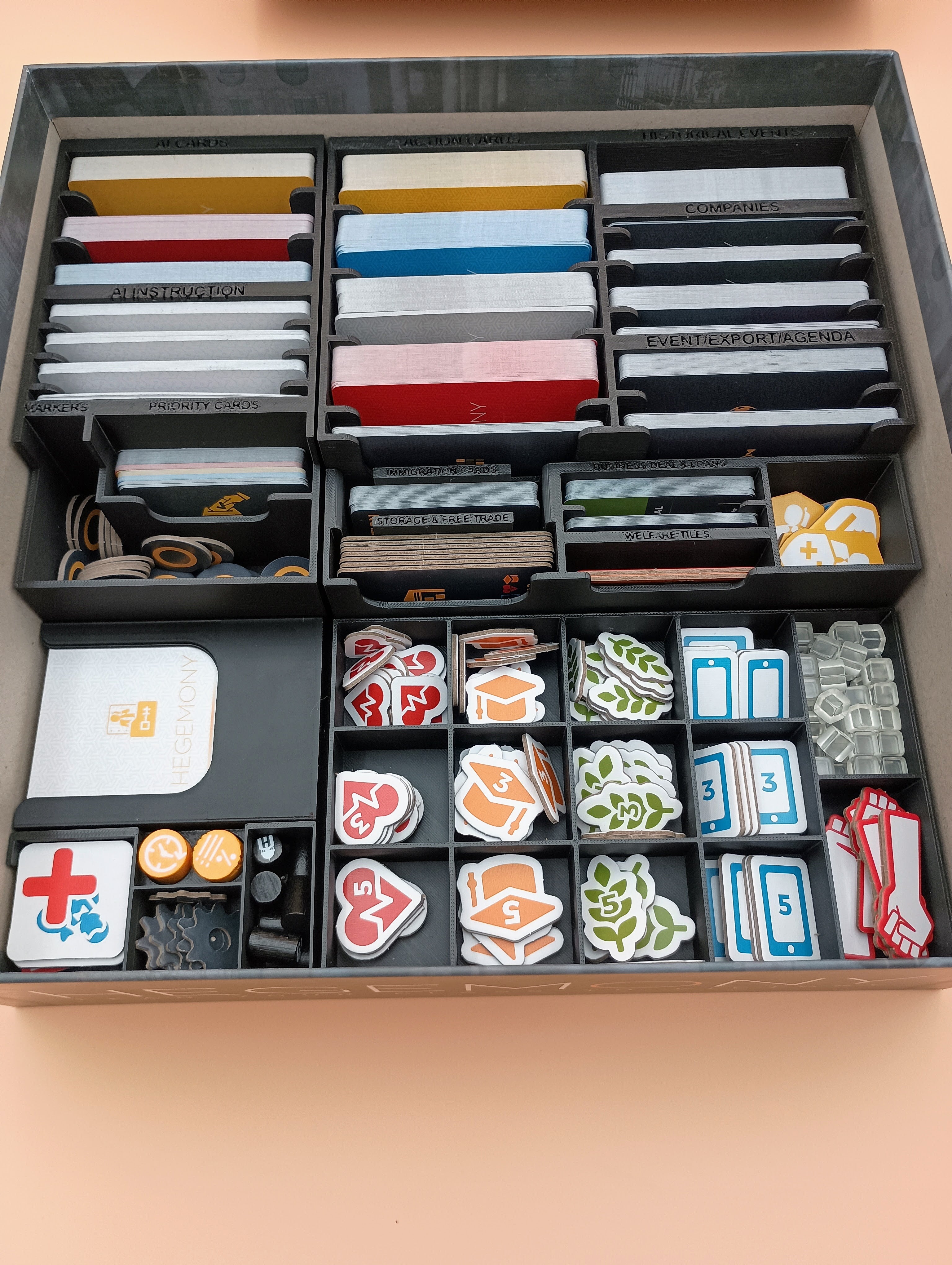 Hegemony + Expansions Game Organizer