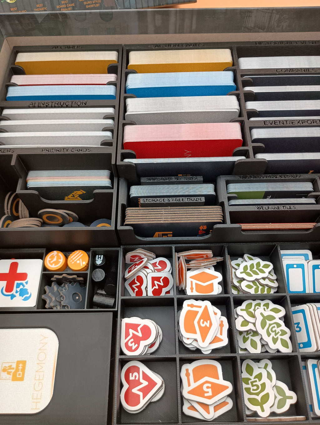 Hegemony + Expansions Game Organizer