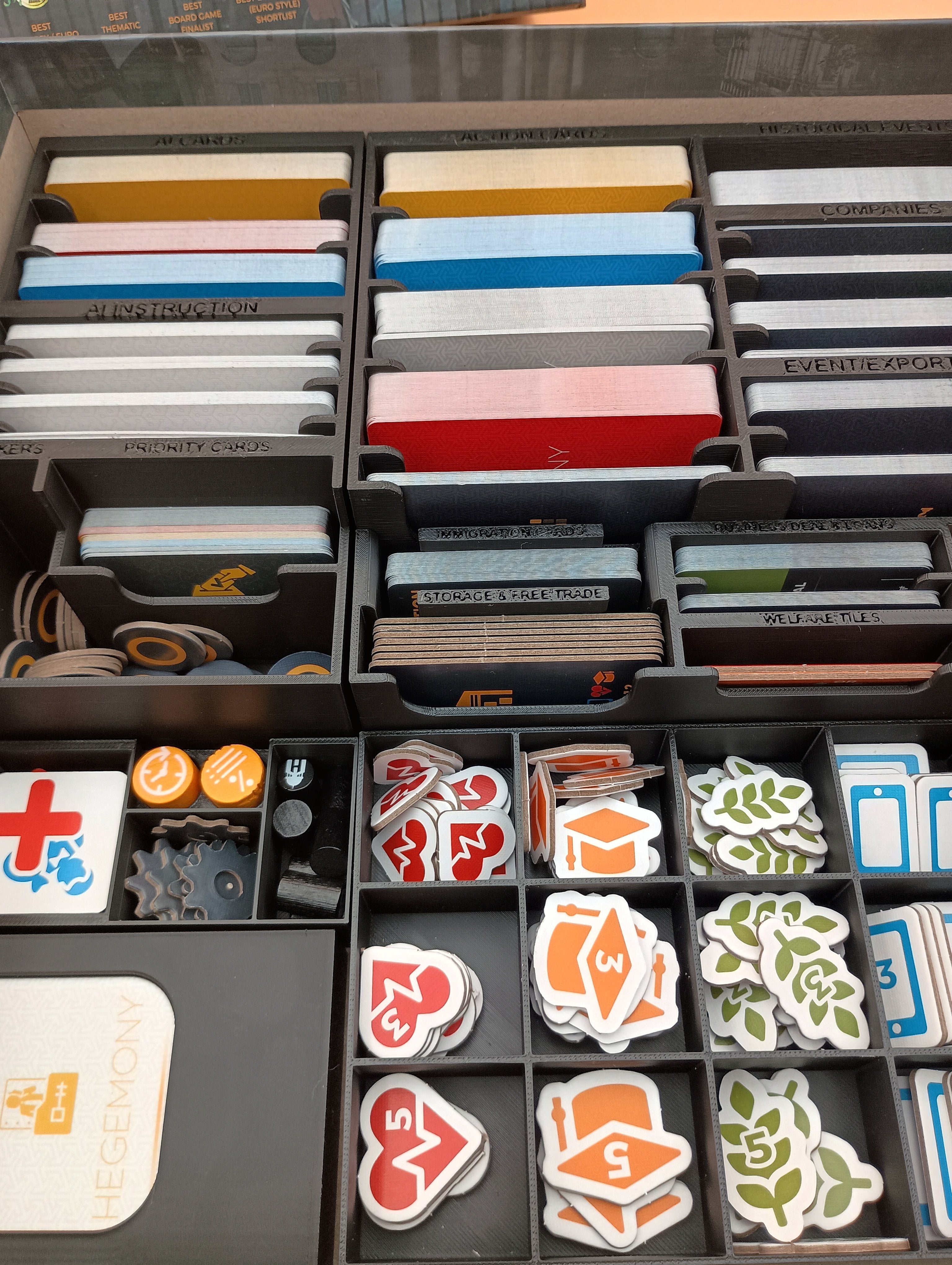Hegemony + Expansions Game Organizer