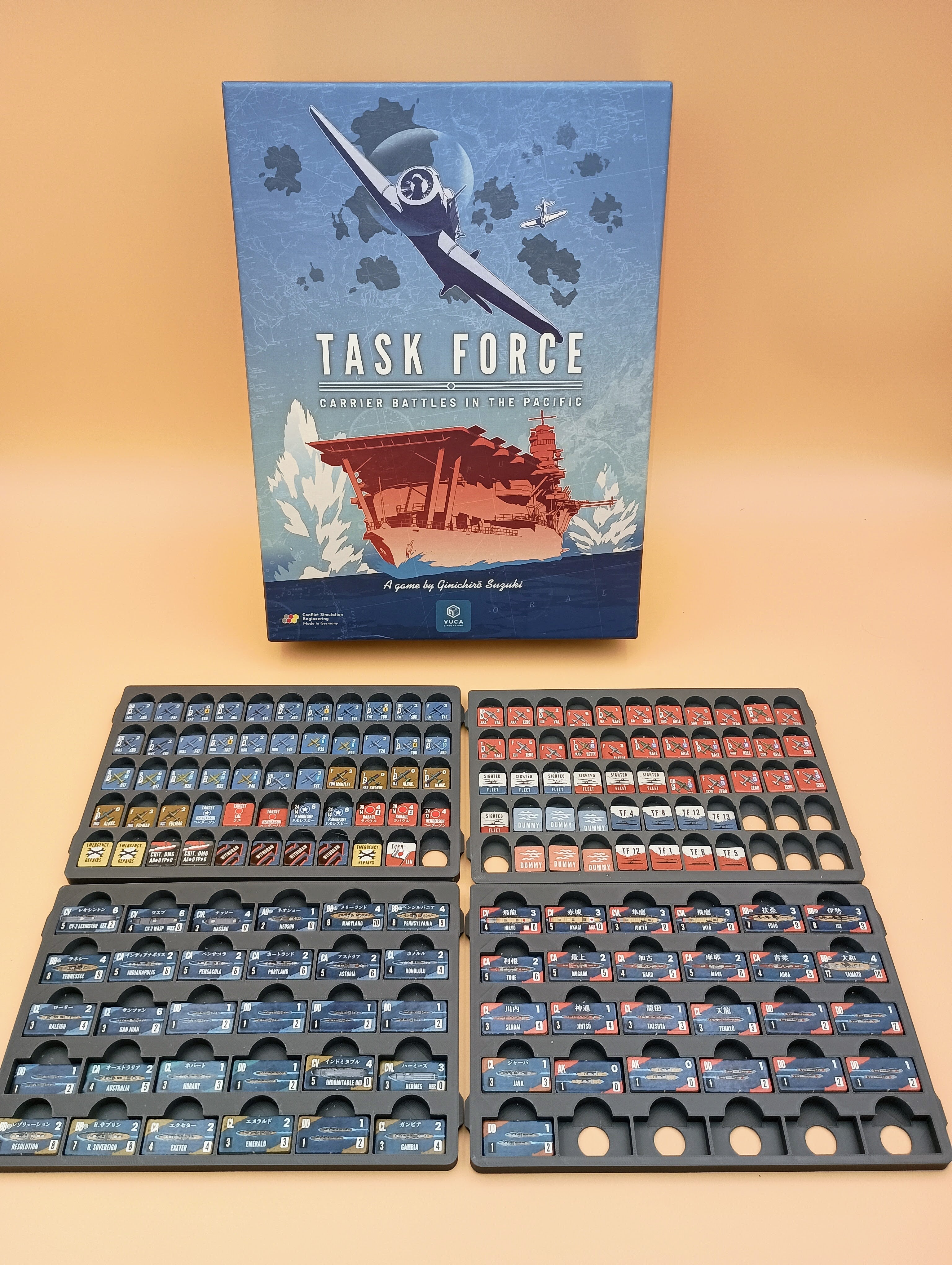 Task Force Carrier Battles in the Pacific Storage Insert / Organizer