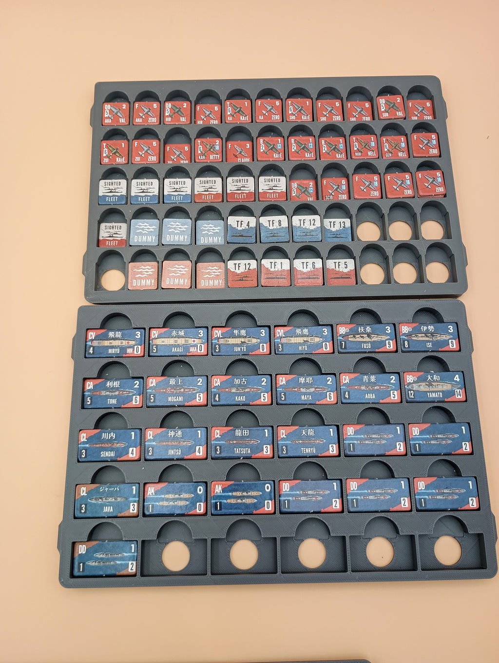 Task Force Carrier Battles in the Pacific Storage Insert / Organizer