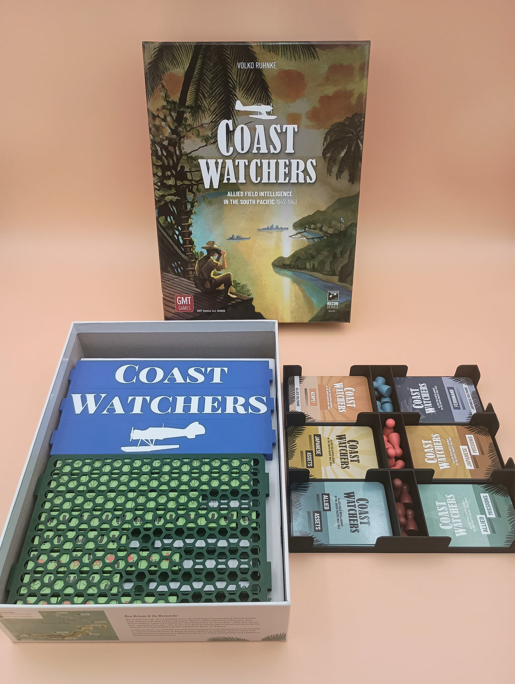 Coast Watchers Game Organizer / Insert from GMT Games