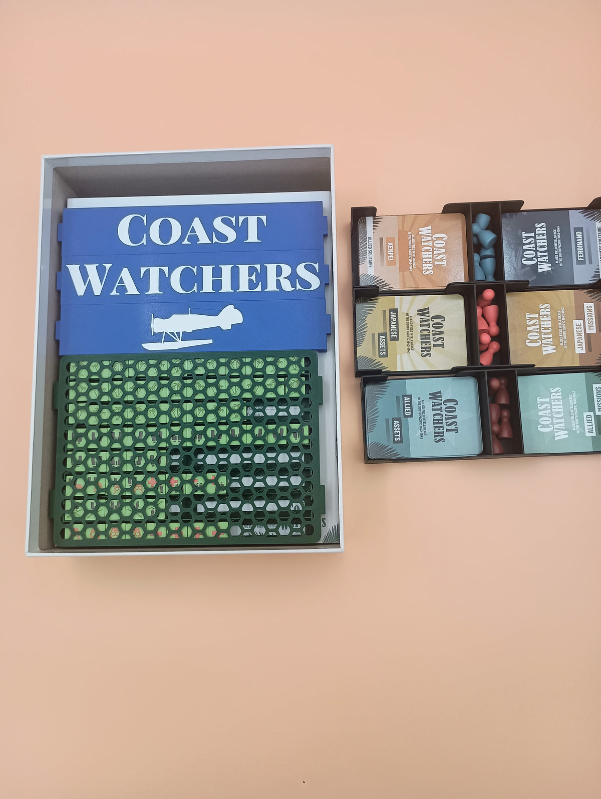Coast Watchers Game Organizer / Insert from GMT Games