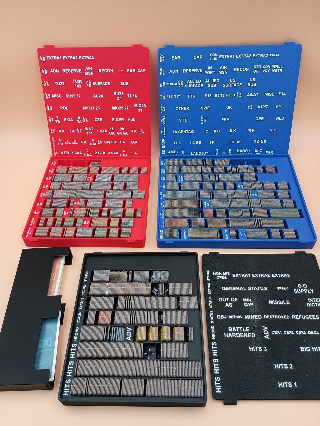 Red Strike Game Organizer / Insert Vuca Simulations